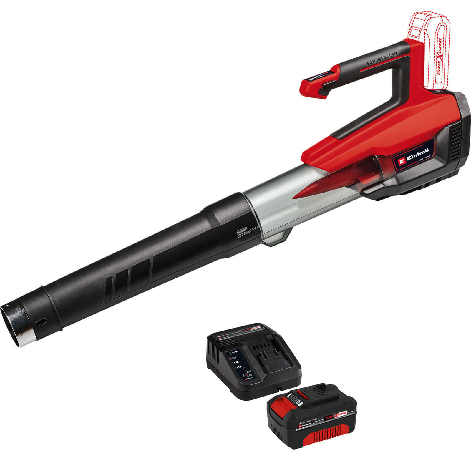 Einhell Professional GE-LB 18/200 Li E 18v Cordless Brushless Axial Leaf Blower
