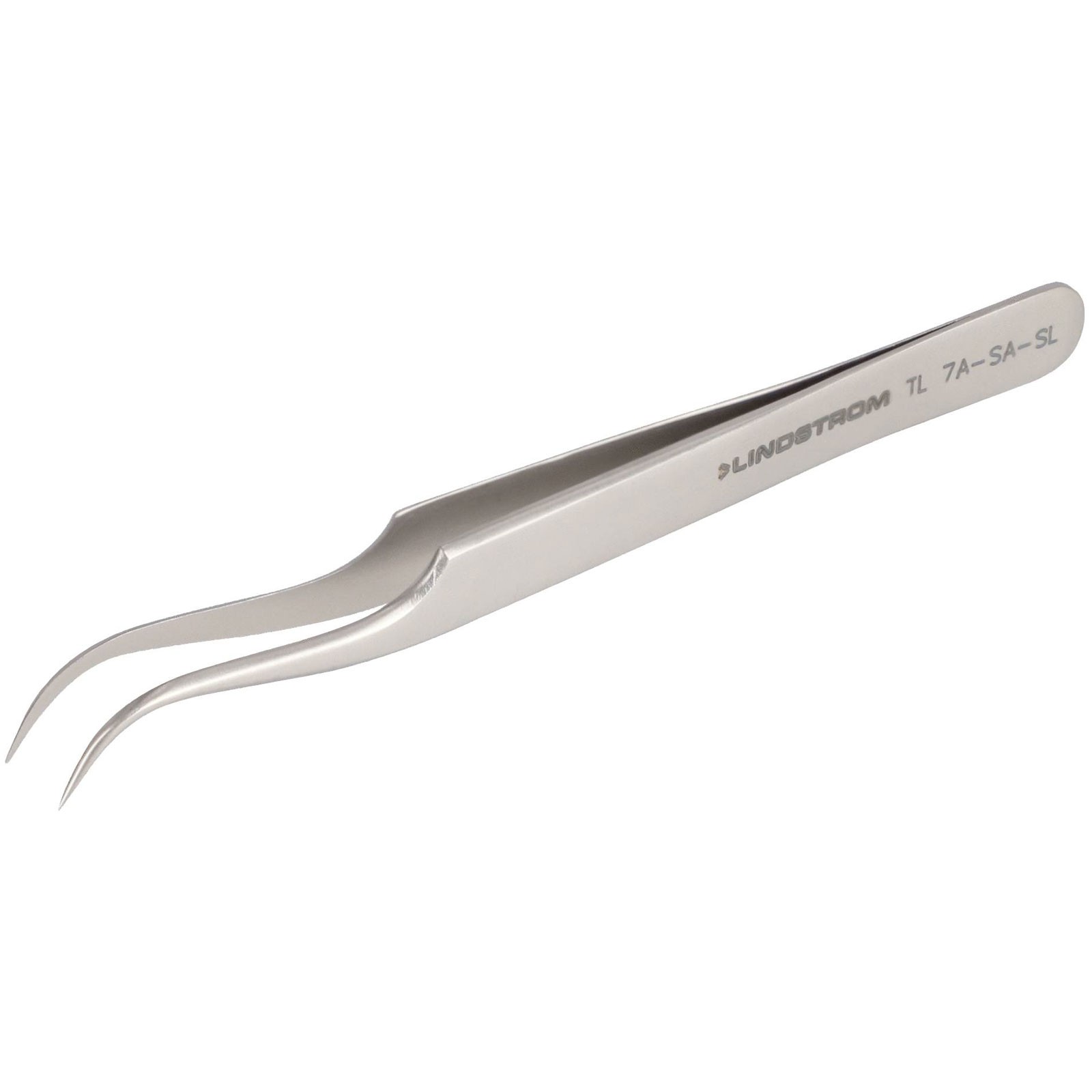 Lindström Precision Tweezers 7 Pointed Curved 120 mm