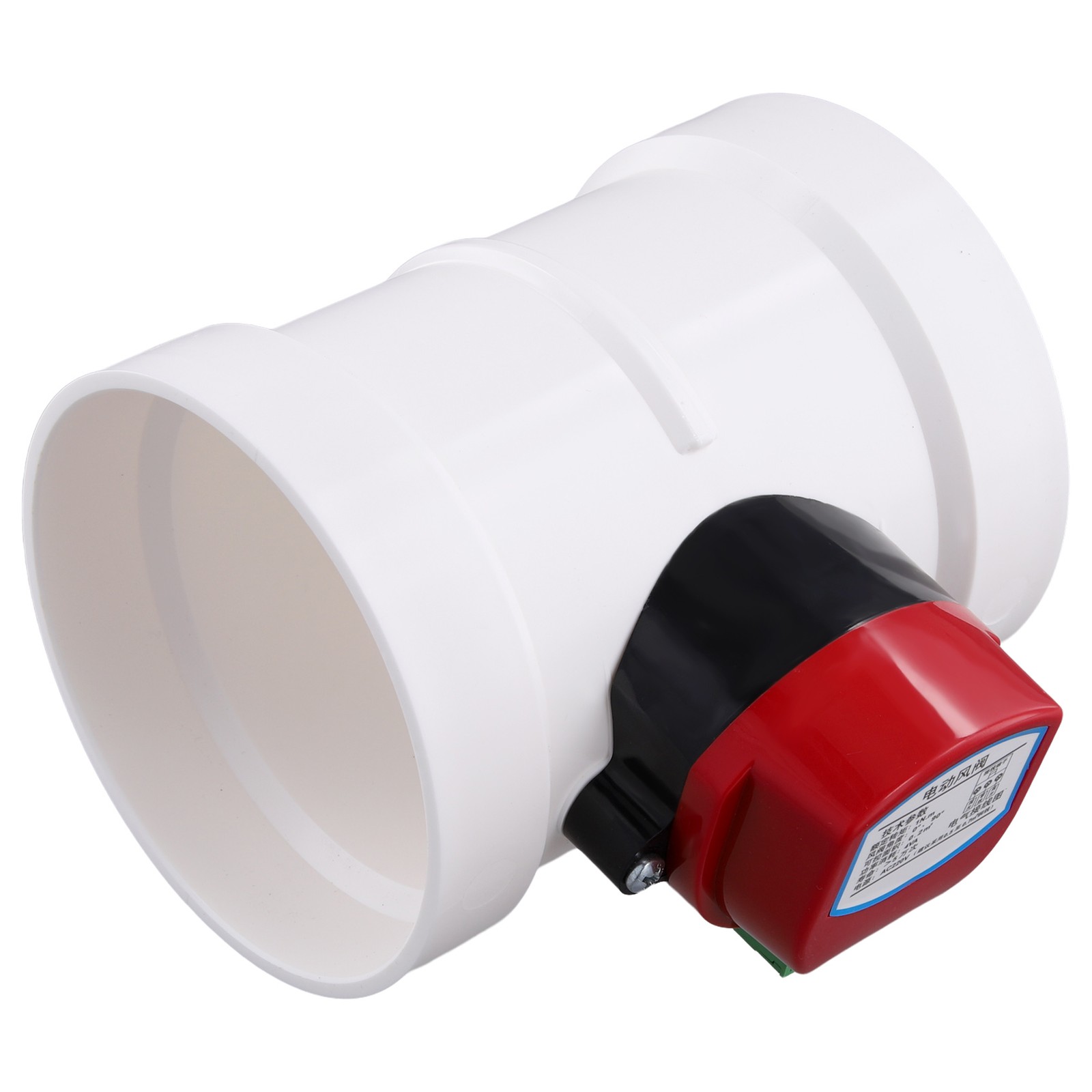 Plastic Motorized Damper PVC Check Air Duct Volume Controller for7626