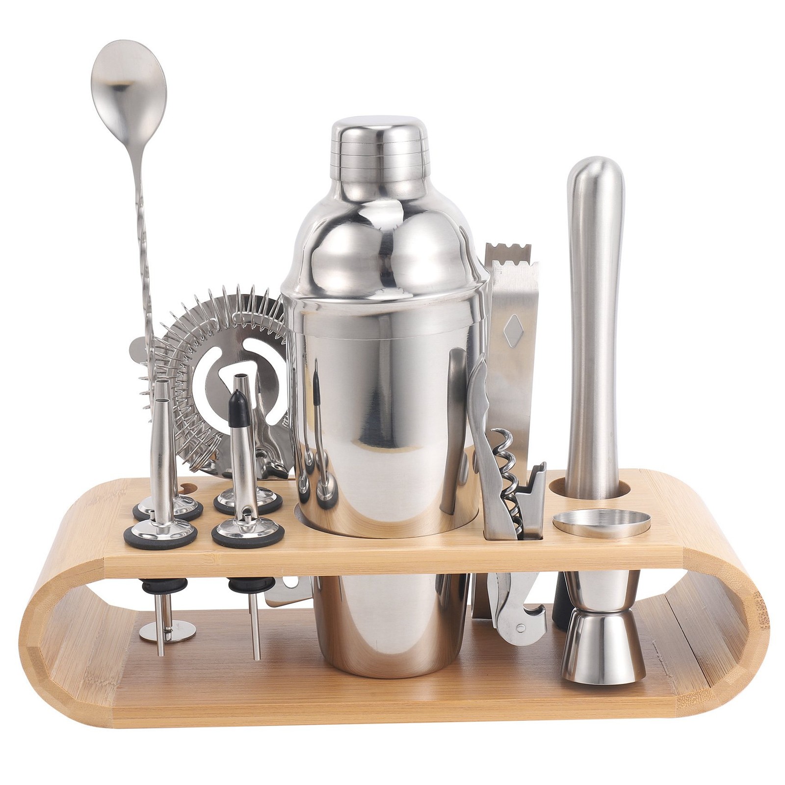 Bartender Kit, 12-Piece Cocktail Shaker Set, Home Bar Tool Kit with Stand,9616