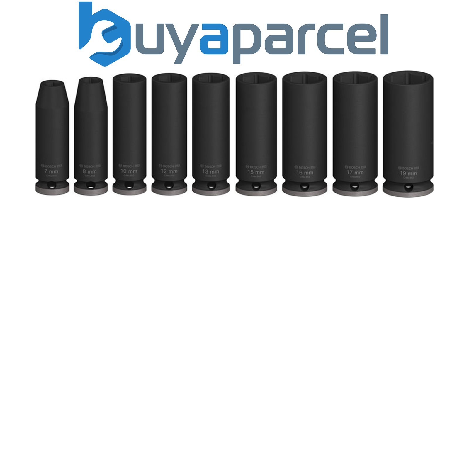 Bosch Nutsetters & sockets sets PRO Impact Socket Set 3/8" Deep 9pcs 2608003037
