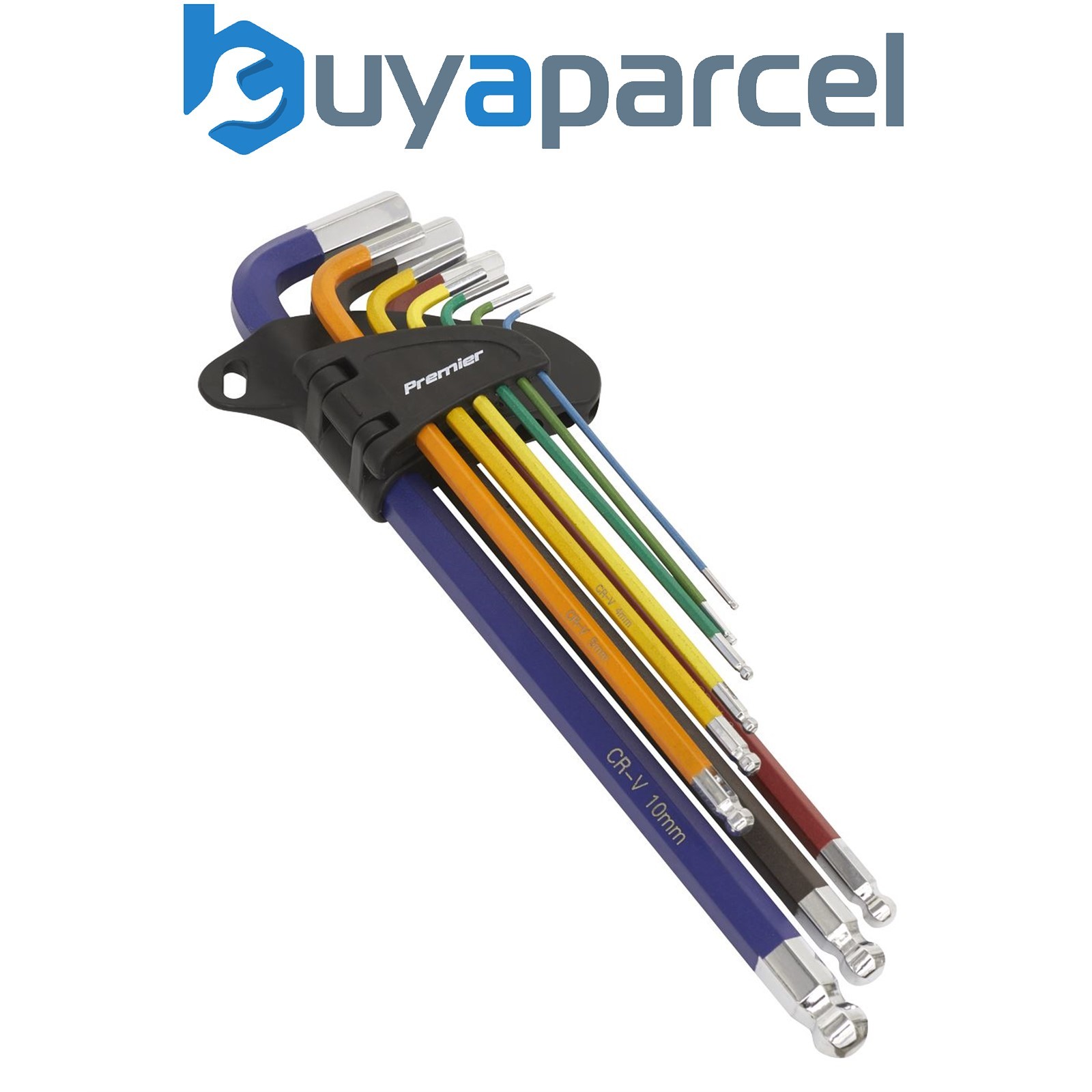 Sealey AK7191B Premier Extra-Long Ball-End Hex Key Set 9pc