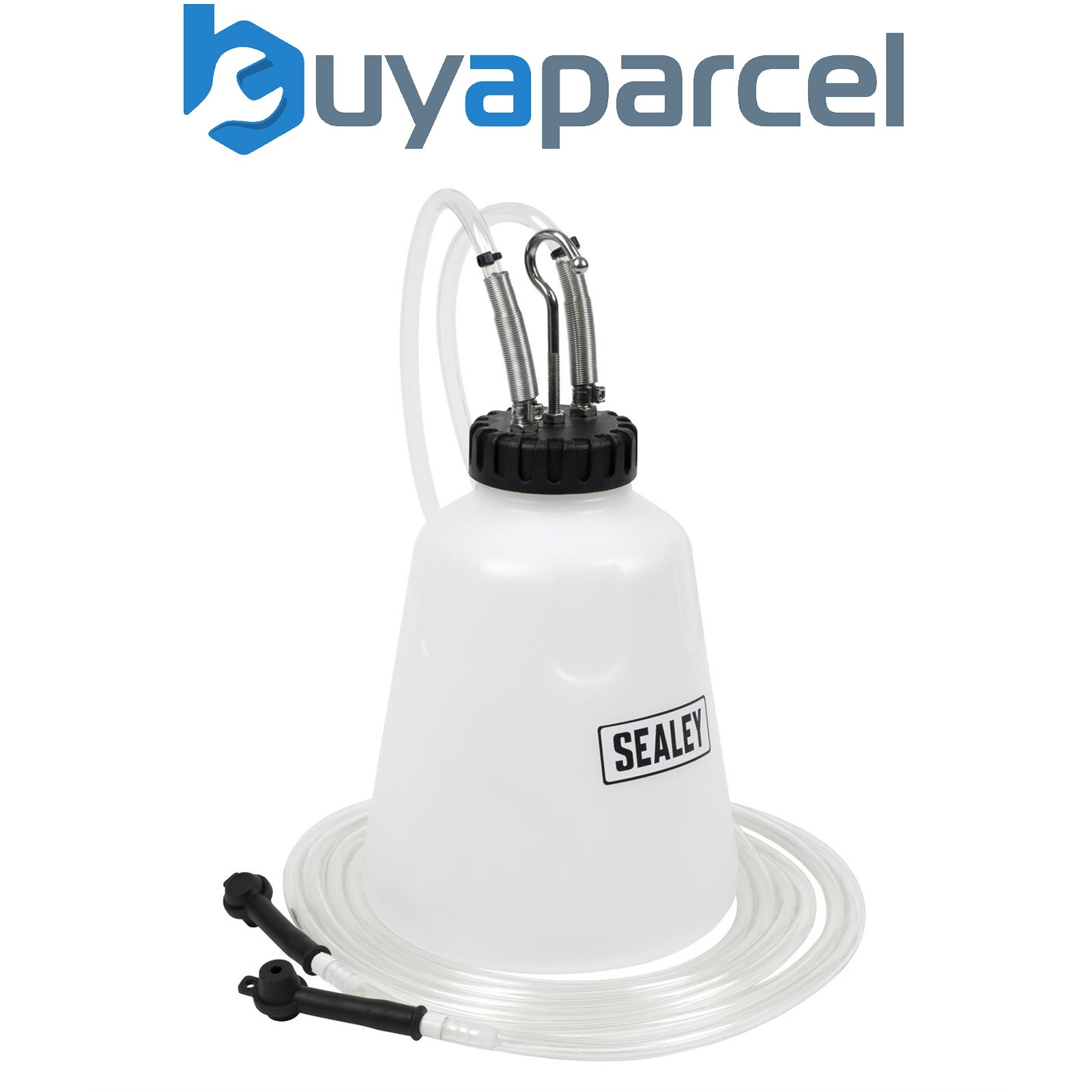 Sealey VS0218 High Flow Twin Pipe Brake Bleed Bottle 2L