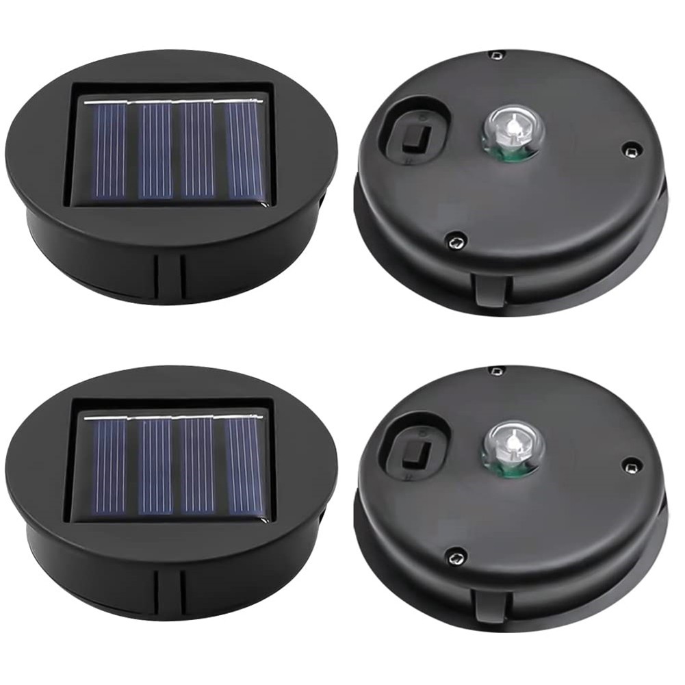 3X(Solar Light Replacement Top Solar Panel Outdoor Hanging Solar Lanterns3107