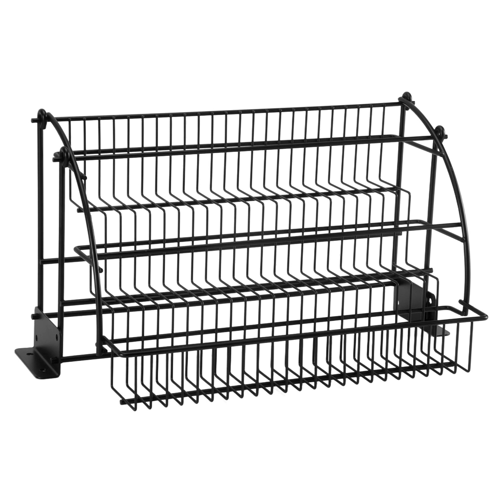 Metal 3-Tier Pull Down Spice Rack - Retractable Capacity6953
