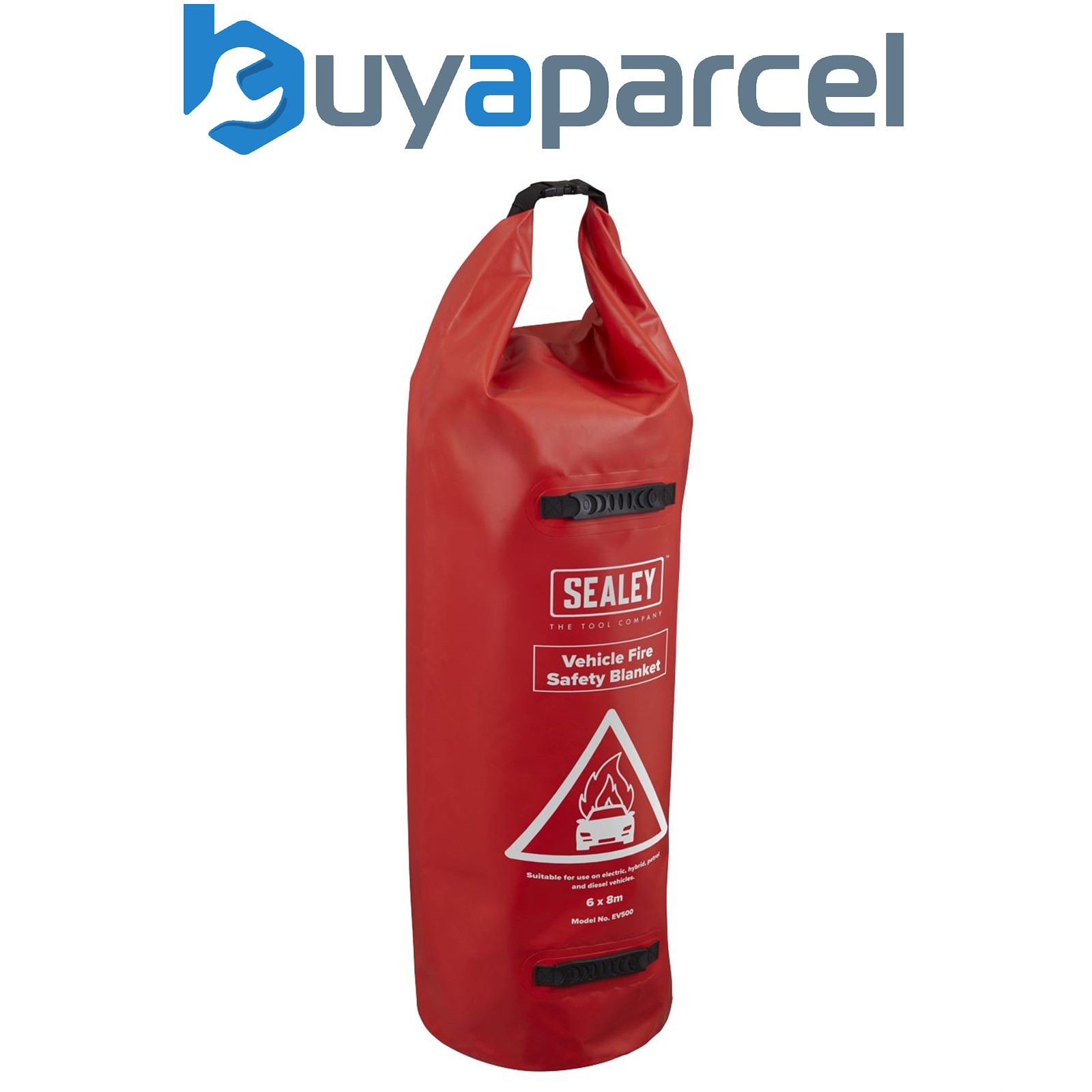 Sealey EV500 Vehicle Fire Safety Blanket - Silicone Coated 6 x 8m