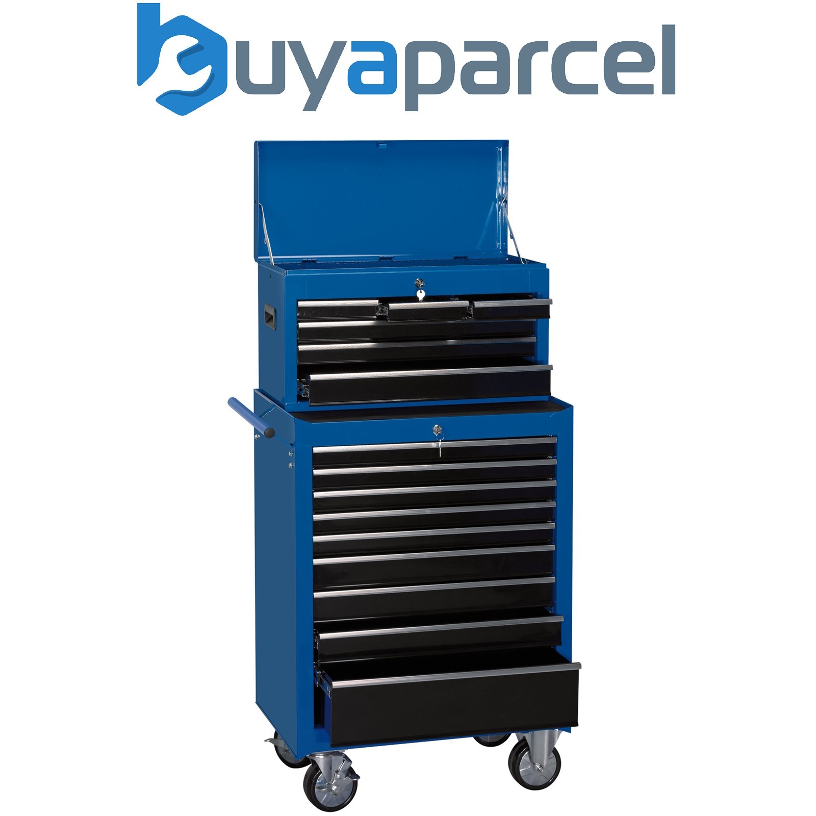 Draper 11533 Combination Roller Cabinet and Tool Chest, 15 Drawer, 26", 680 x 45