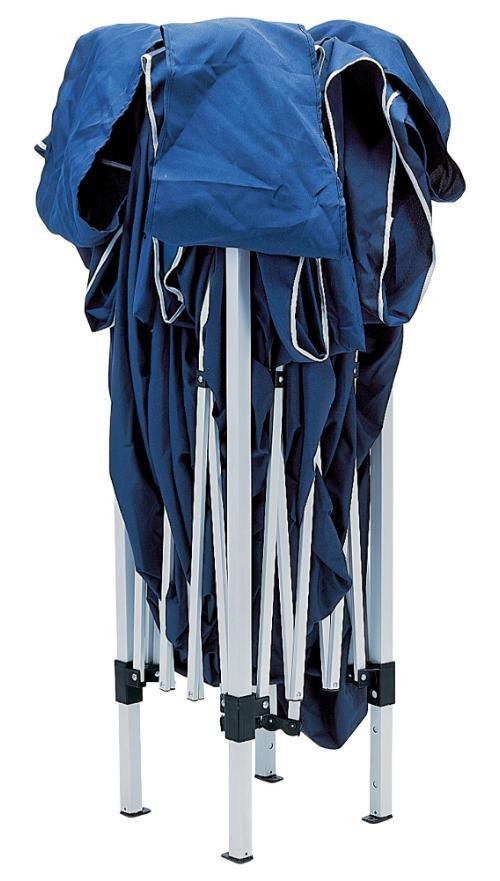 Concertina Gazebo, 3m x 3m, Blue - 76940