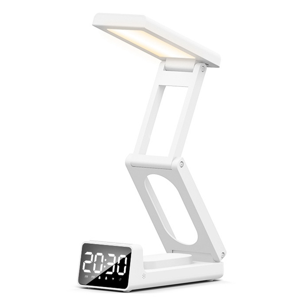 Multifunctional Soundless Alarm Clock Folding Carryable Nightlight Feature8443