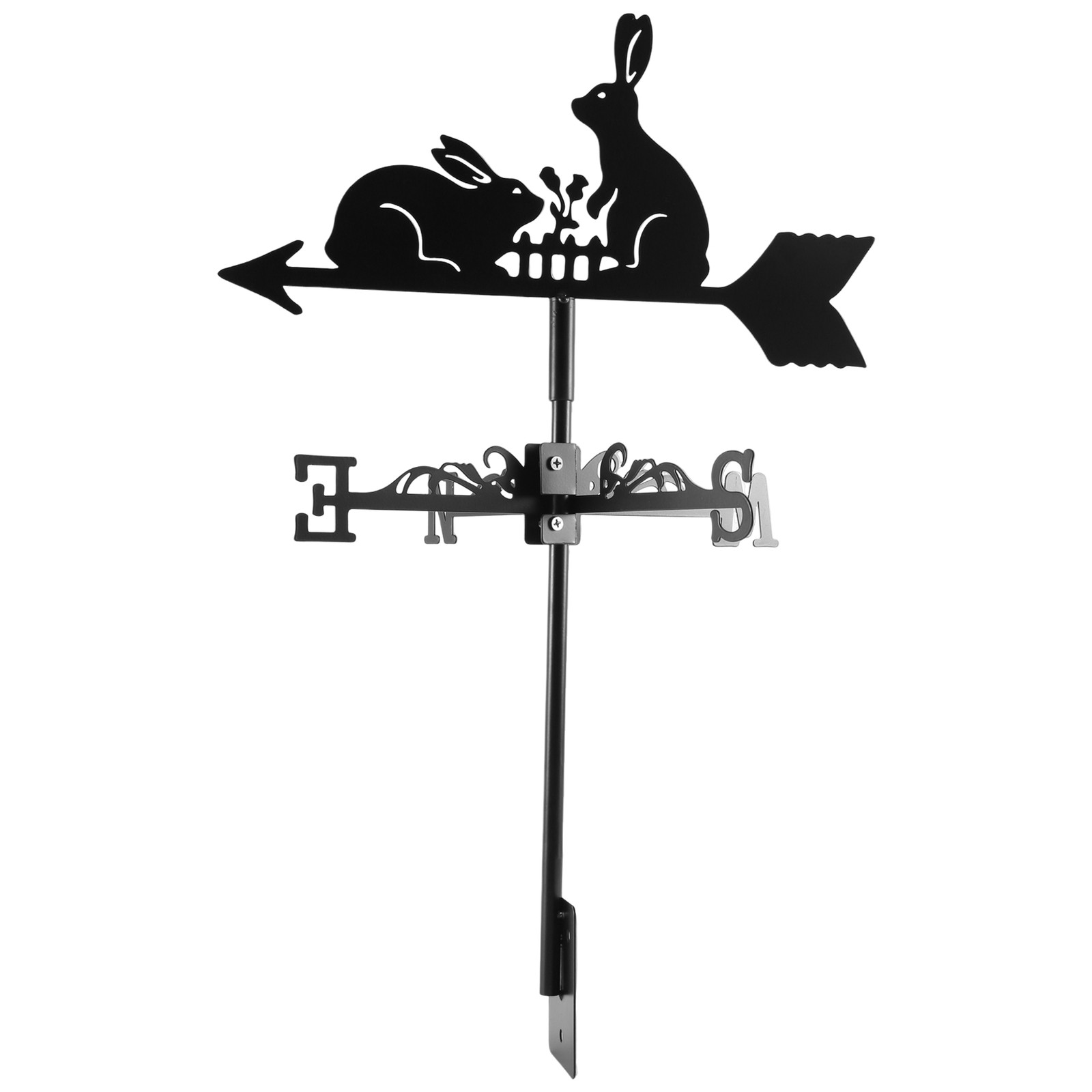 3X(Animal Iron Wind Vane, Weather Vane, Roof Weather Vane Wind Direction3851