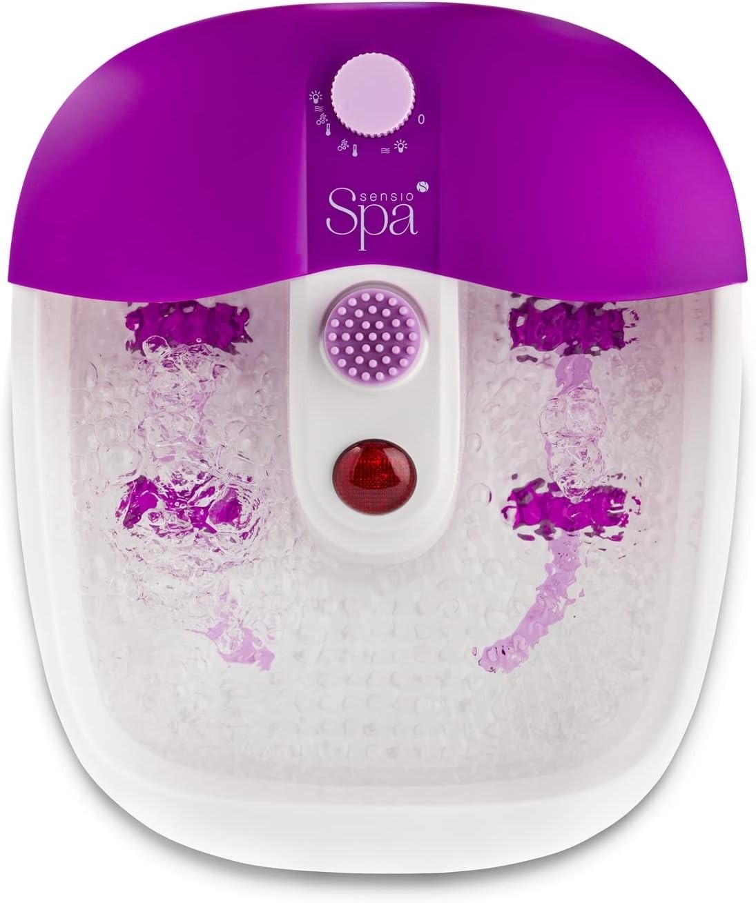 Infrared Footspa Deep foot relaxation, skin health & massage White Purple SSPA06