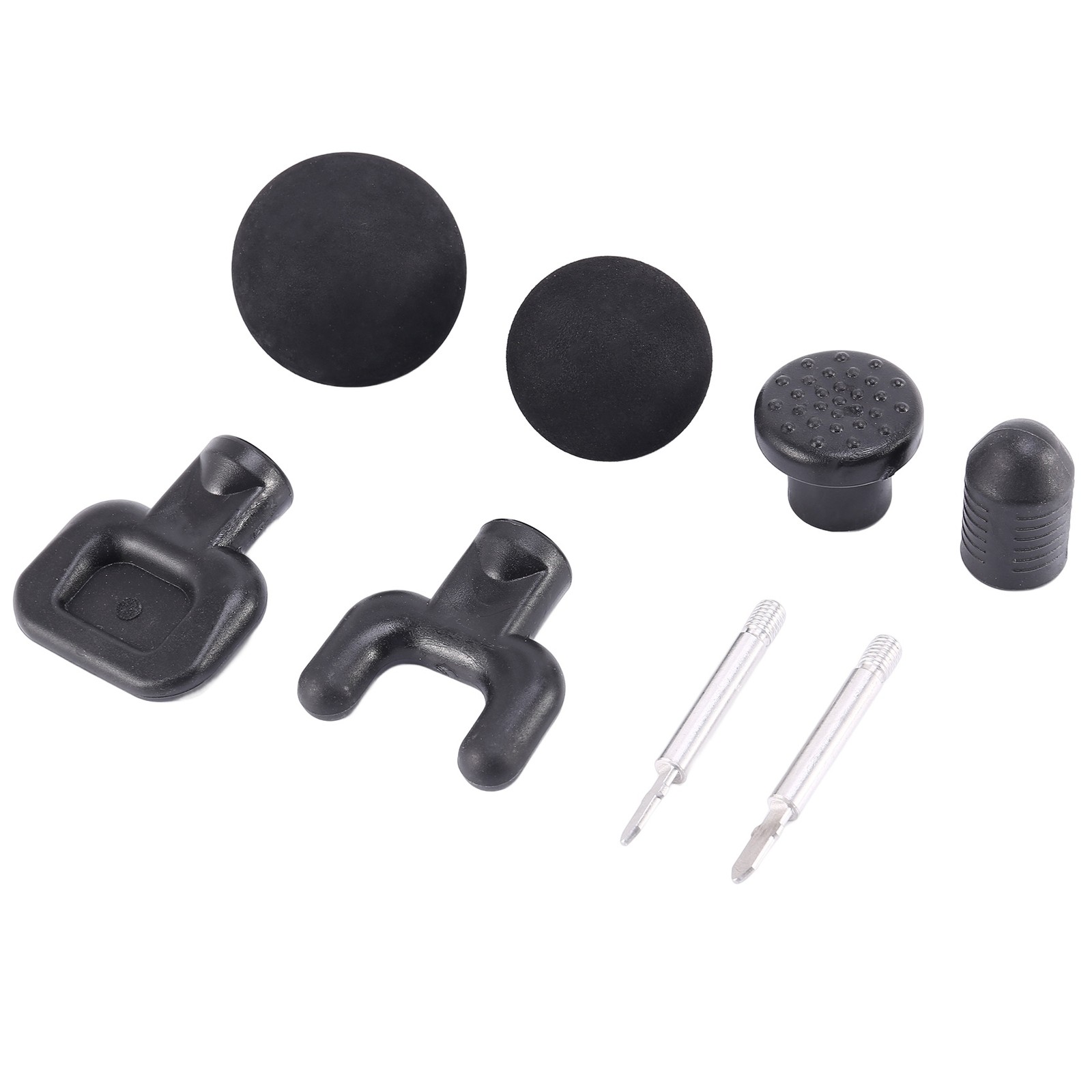 2X(6PCS/Set Muscle Relaxation Massage Jigsaw Electric Massagers Adapter4947