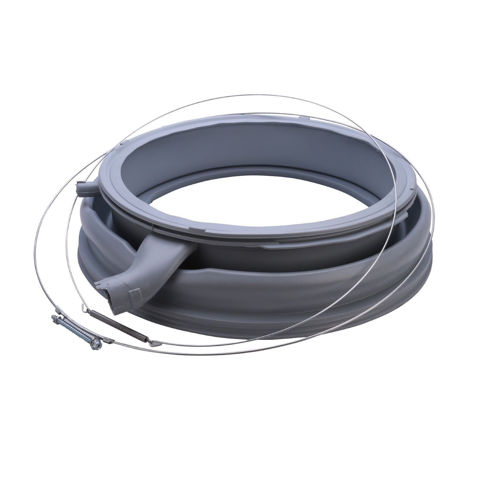 Bosch Washing Machine Door Seal Gasket & 2 Clamp Band Retainer Springs WAS WAT