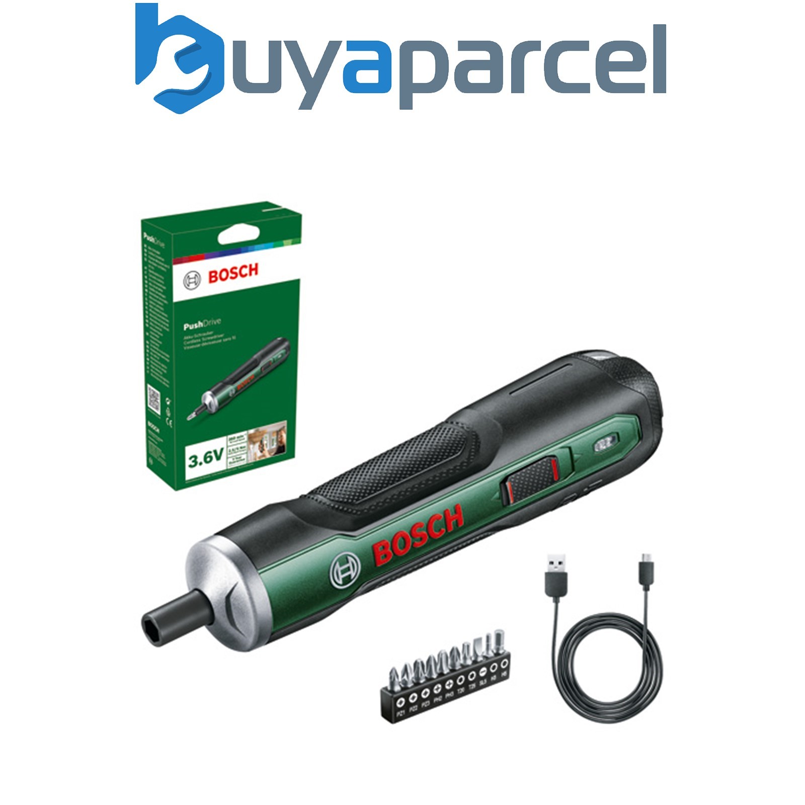 Bosch Cordless Screwdriver PushDrive Carton box 06039C6002