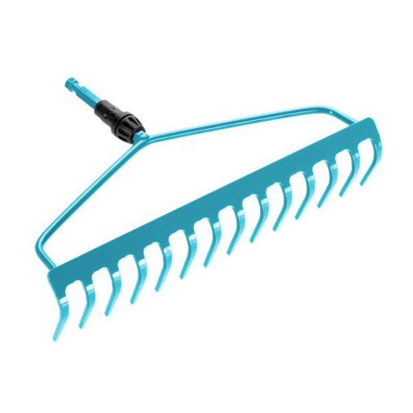 GARDENA Combisystem Bow Rake 36cm 14 Tines Durable Steel