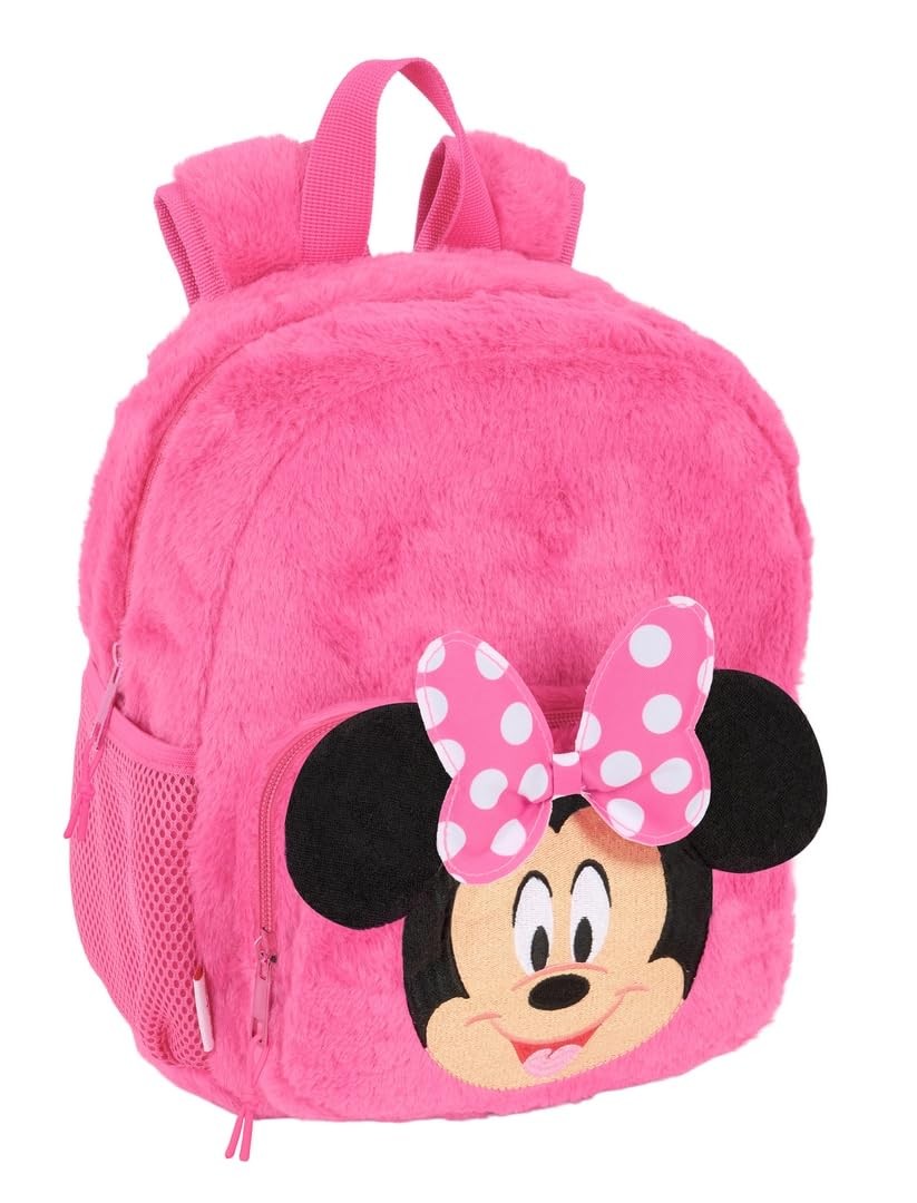Safta MINNIE MOUSE - Nursery Backpack, Adaptable to Cart, Easy Cleaning, Ideal f