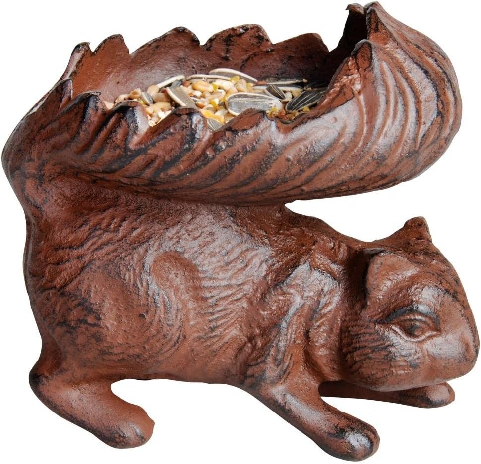 Fallen Fruits Feeder for Squirrel/Bird, FB265, Bronze, brown