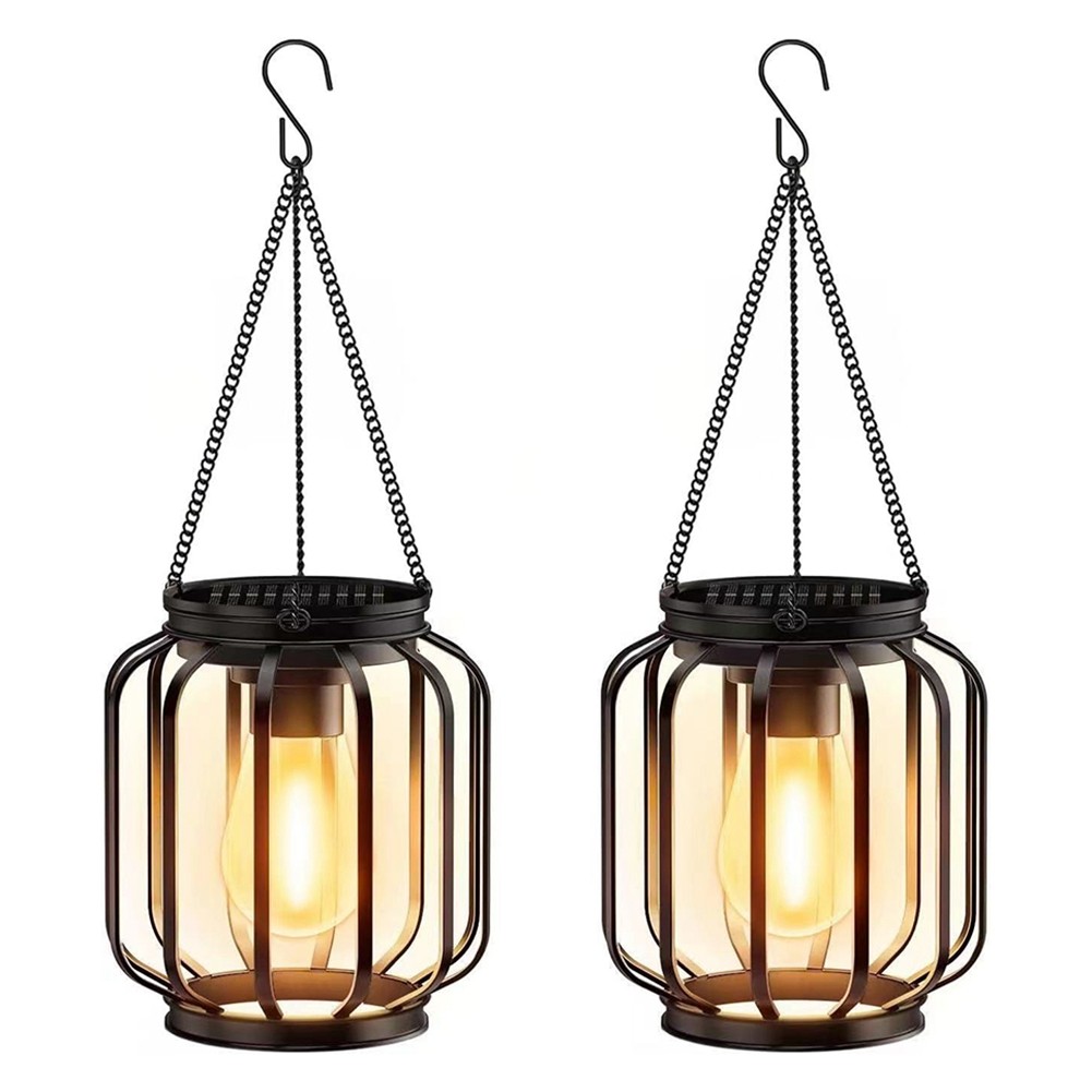 Solar Hanging Lanterns Outdoor :Lights with Hook, Decor for Outside,2520