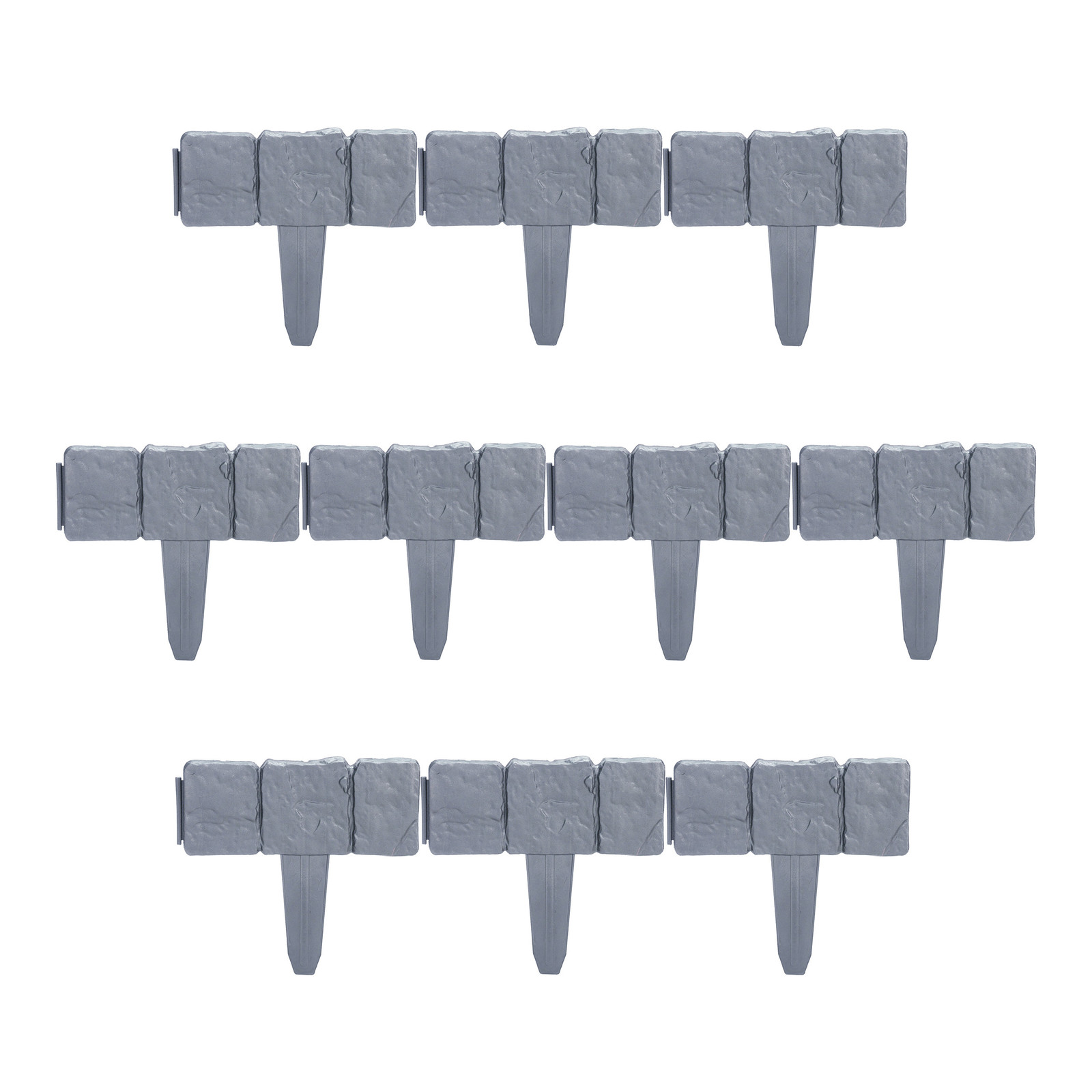 Garden edging Decorative Lawn Edge Stone Effect Divider Weatherproof Flexible