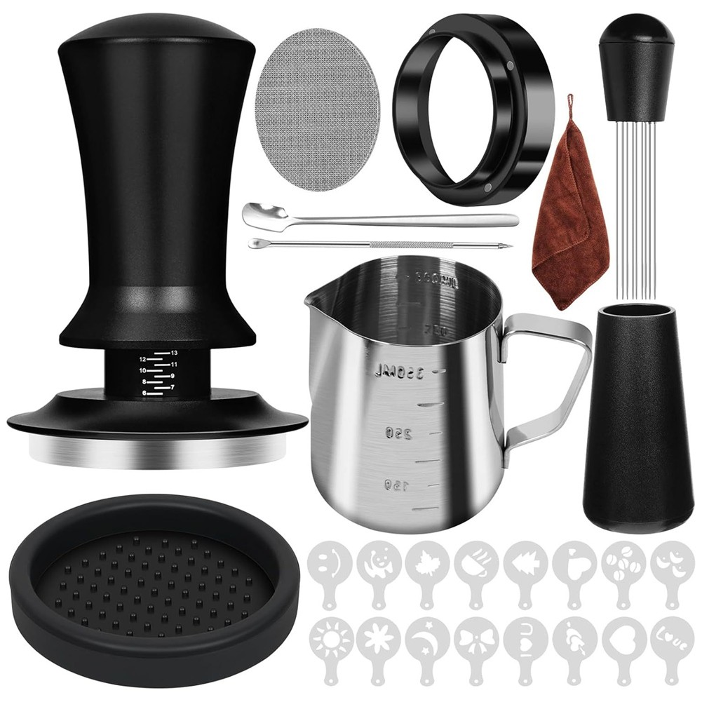 10 PCS Espresso Accessories Coffee Espresso Tamper Set with Espresso Tamper8560