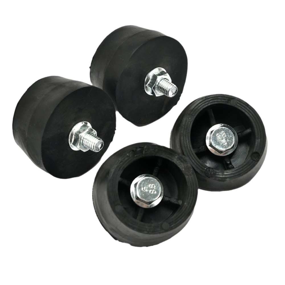 3X(M8 Rubber Studs Shock-Absorber -Vibration Isolator Mounts, Rubber7831