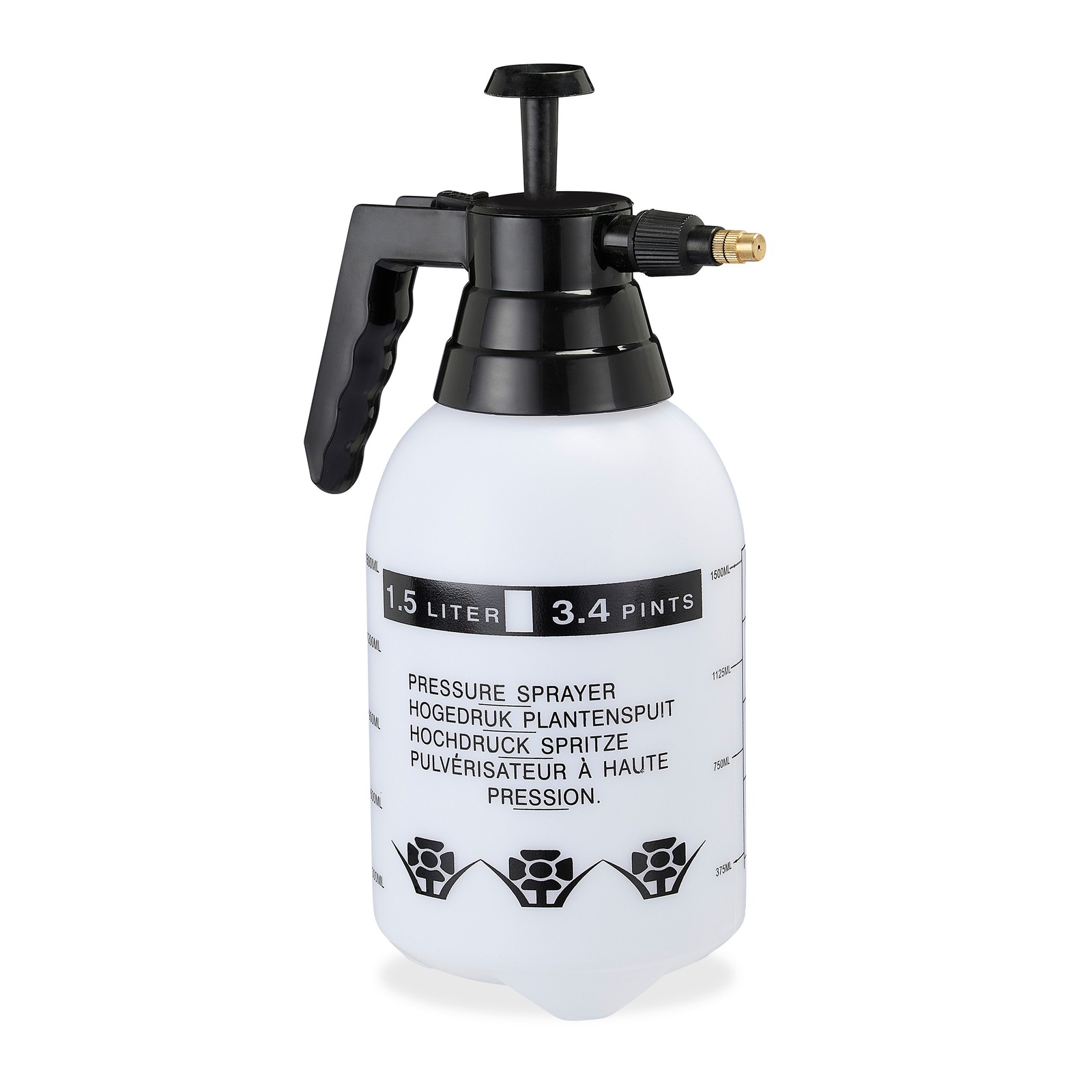 Pressure sprayer bottle Adjustable Spray Can 1.5 L Lightweight 1.5 L Capacity