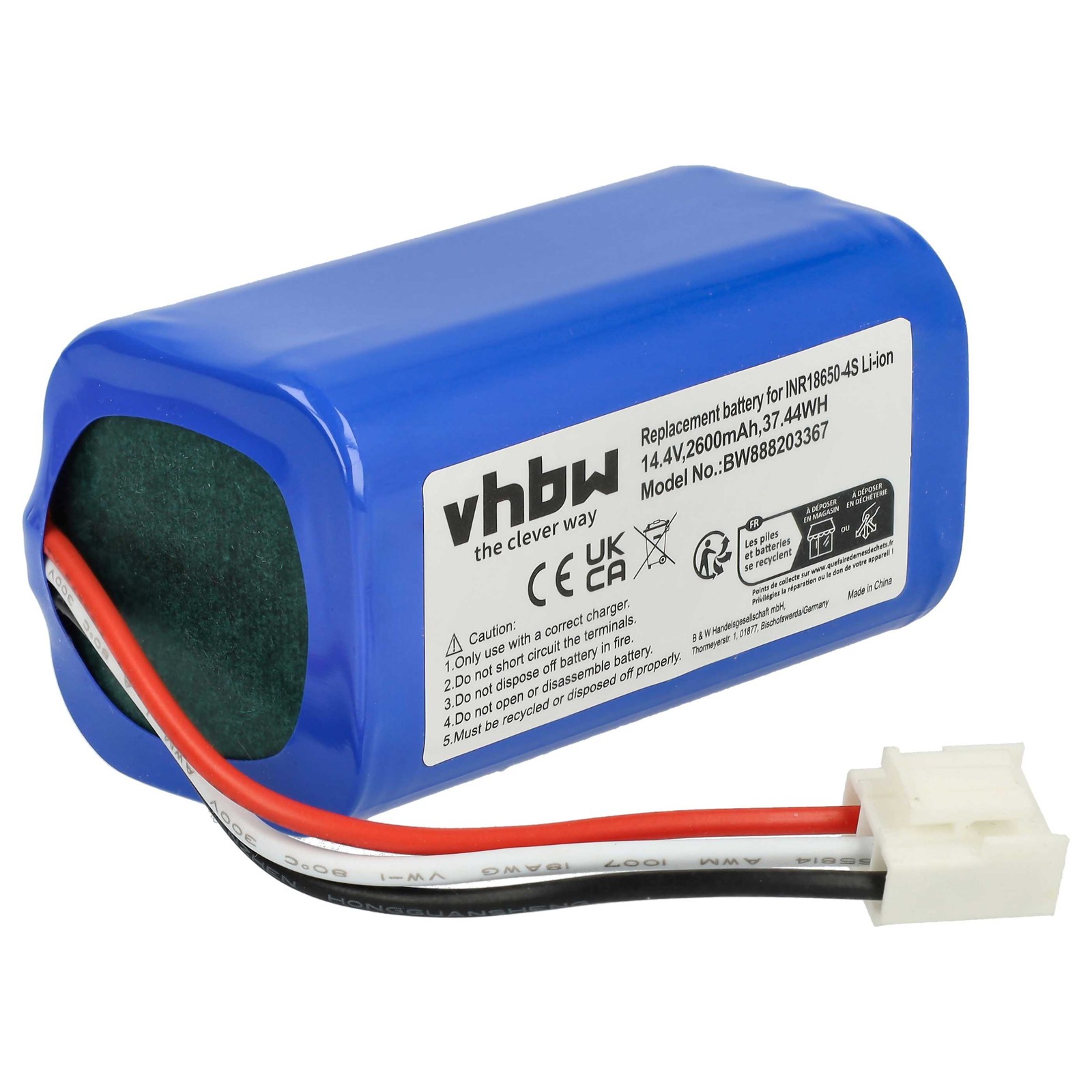 Battery for Severin Chill RB-7028 RB 7028 2600mAh 14.4V
