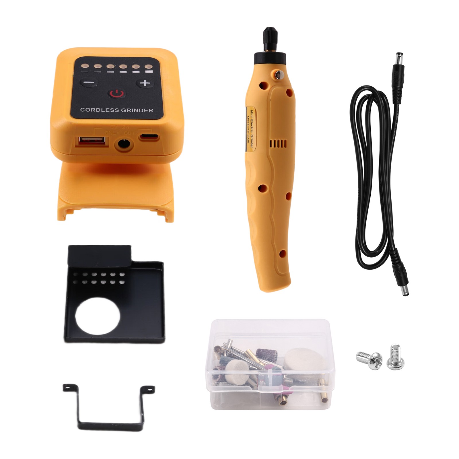 80W Electric Grinder Kit No-Load Speed to 18000rpm Rechargeable DIY9189