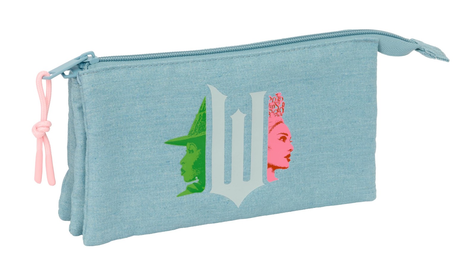 WICKED – Triple Pencil Case, Children's Pencil Case, Ideal for Children of Schoo