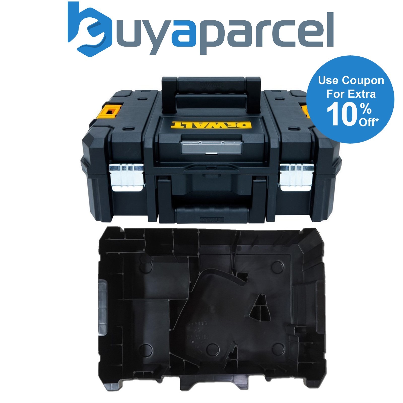Dewalt DWST1-70703 TStak Drill Power Tool Storage Box T-STAK for DCD996 DCF887
