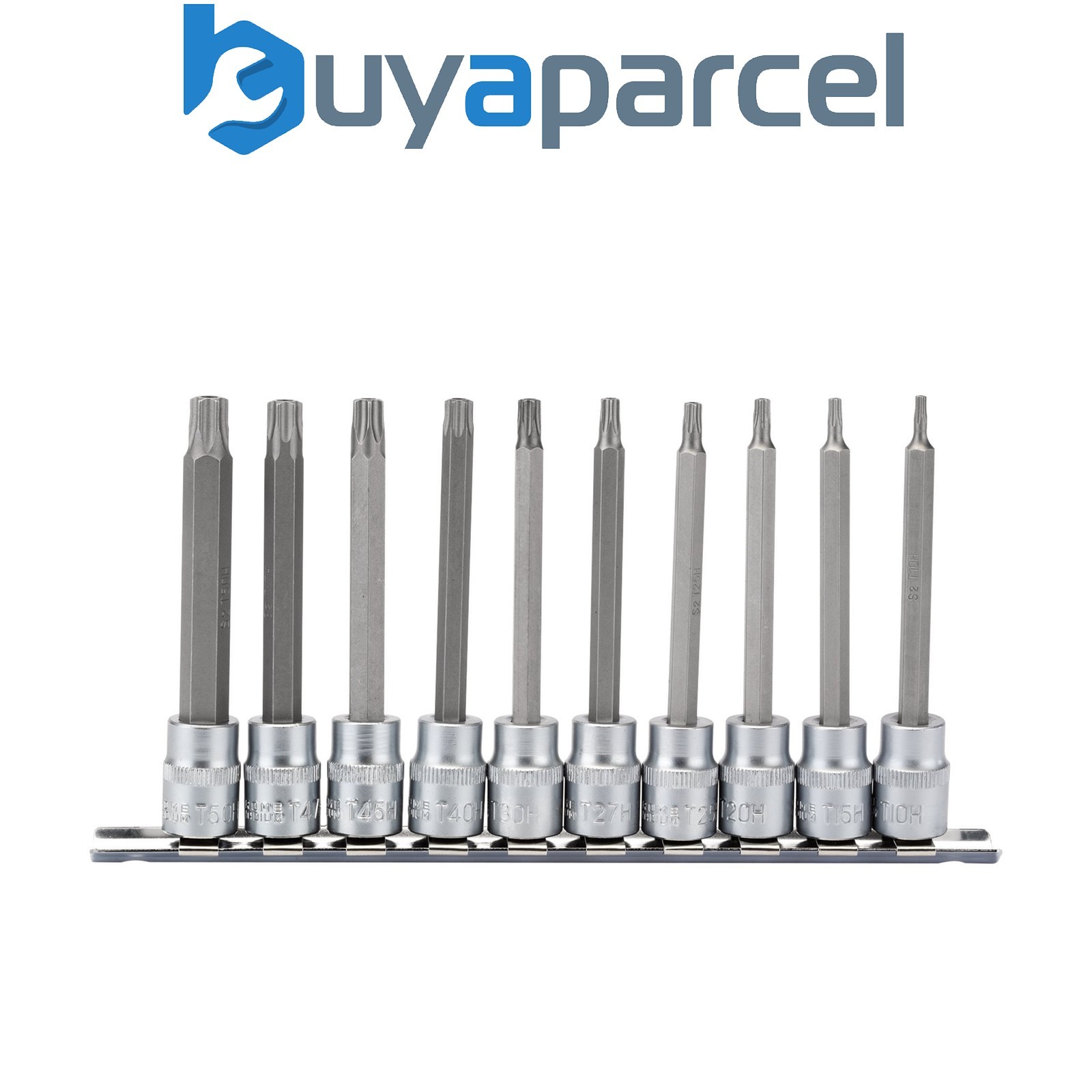 Draper 16333 Draper Expert TX-STAR Security Socket Bit Set, 3/8" Sq. Dr. (10 Pie