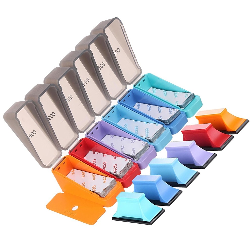 120Pcs Micro Detail Sander Kit, 3"X 1" Hand Sanding 400-1500 Grit2630