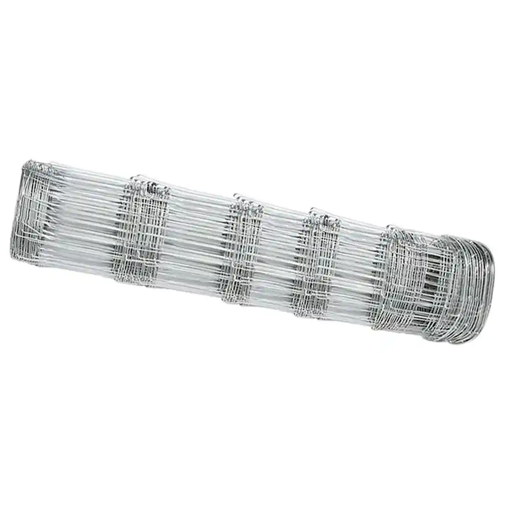 vidaXL Wild Fence Hot Dip Galvanized 1000 x 80 x 0.18 cm Iron, Modern Garden and