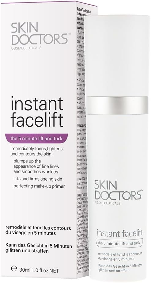 Skin Doctors Instant Facelift Serum | Matte Finish Make-up Primer | Smooths Fin