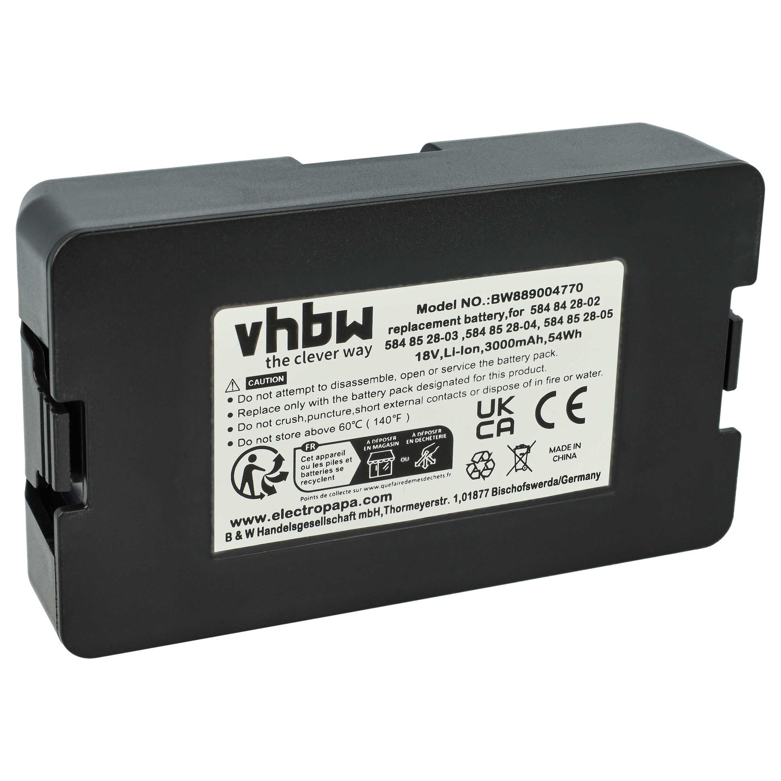 Battery for Husqvarna 315 (2020) 305 (2020) 310 (2020) 115H (2020) 3000mAh 18V