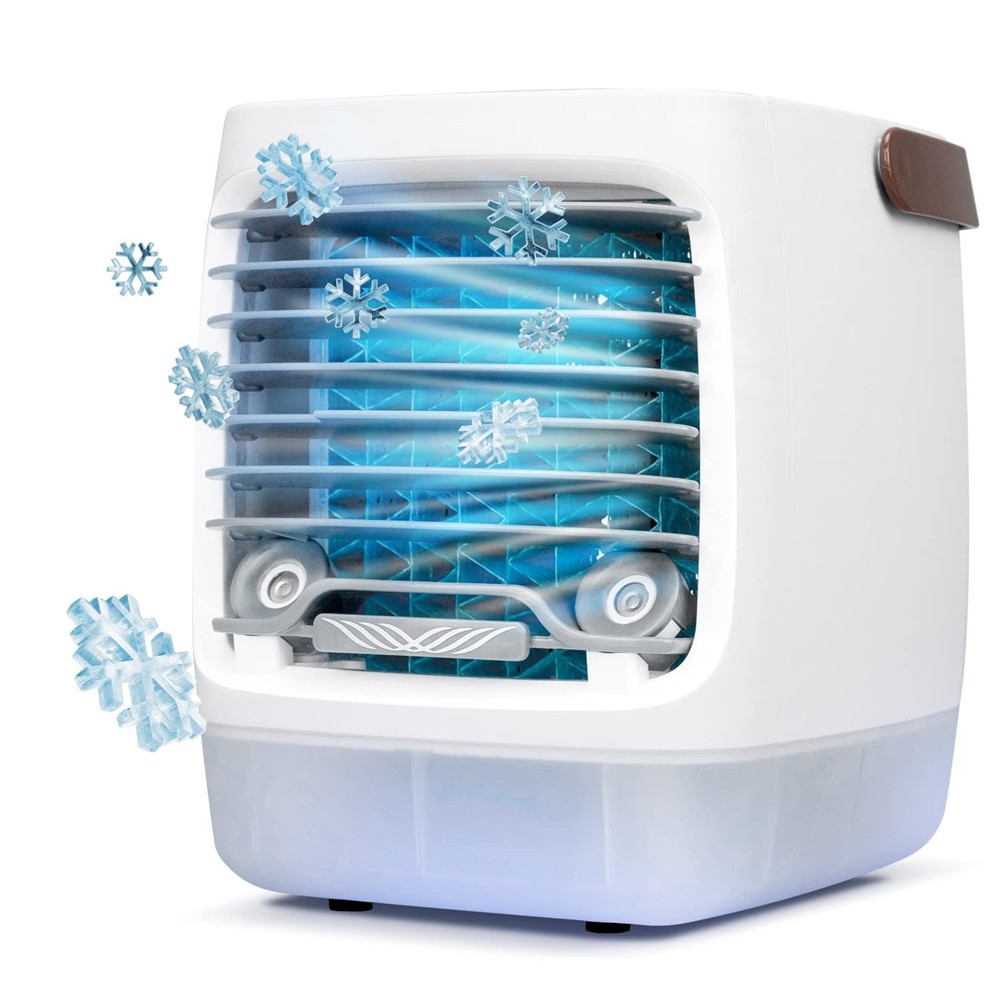 Portable Evaporative Air Cooler - USB-Rechargeable Swamp Cooler with4875
