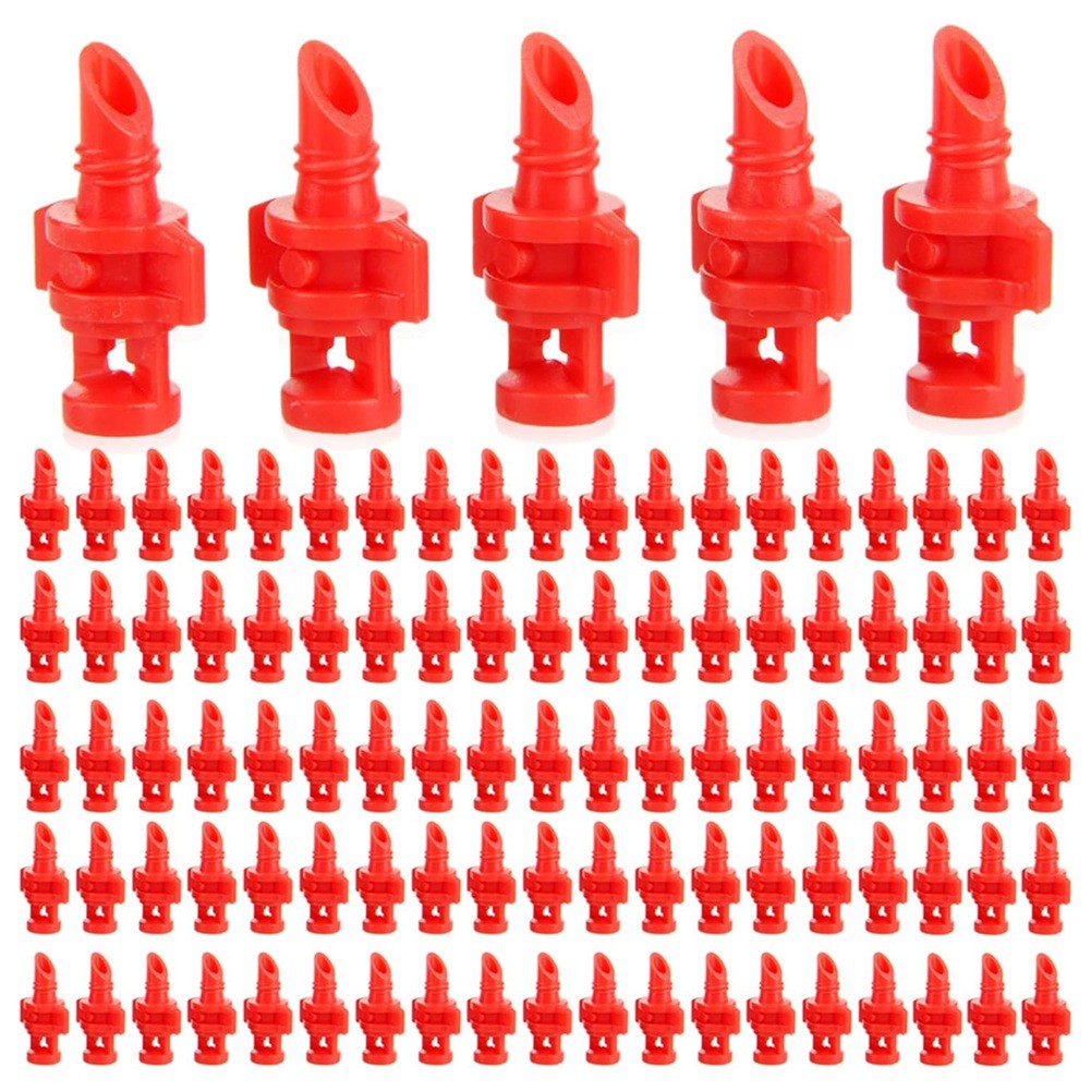 10X(100PCS 360 Degree Misting Nozzle Irrigation,Sprinklers Sprayer for7450