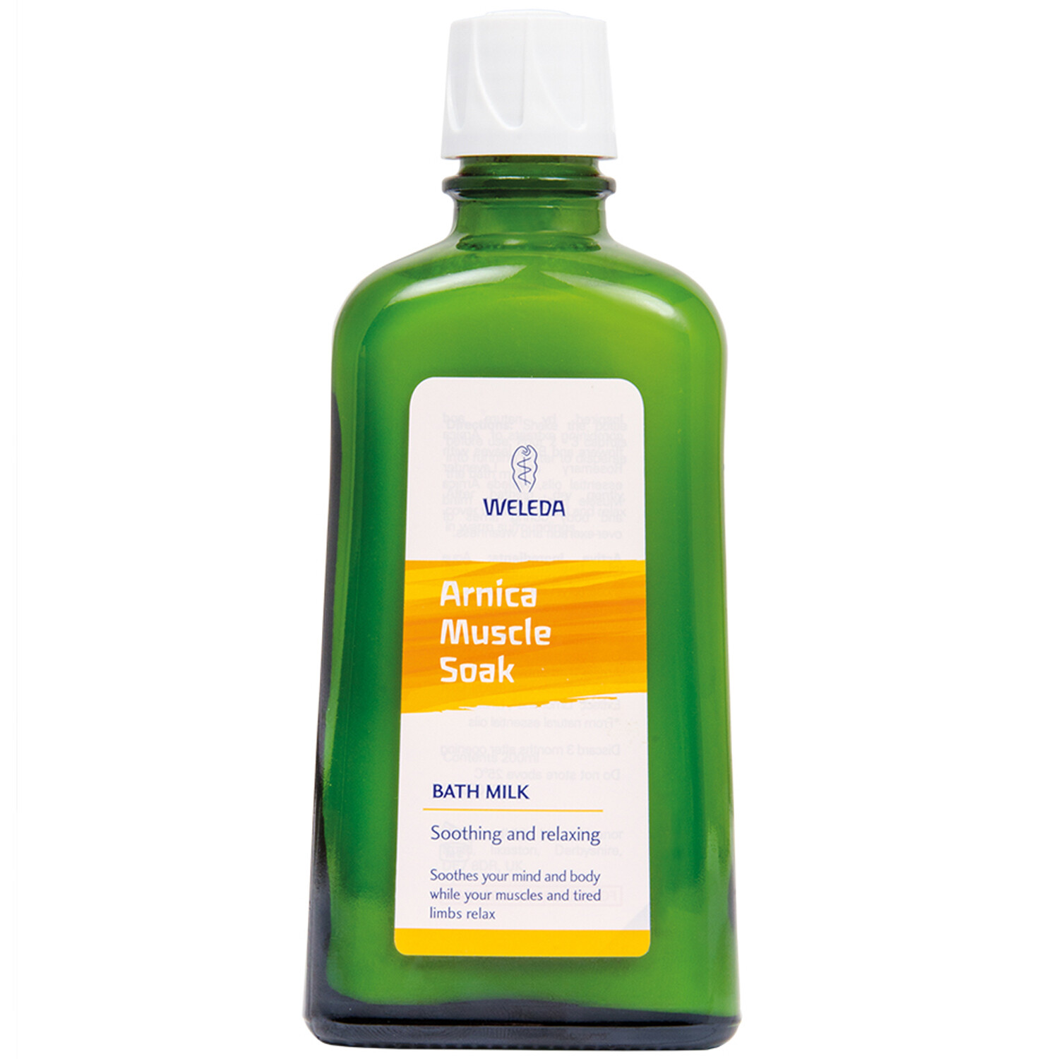 WELEDA Arnica Muscle Soak Aromatic Bath Milk Suitable for Vegans 200ml *NEW*