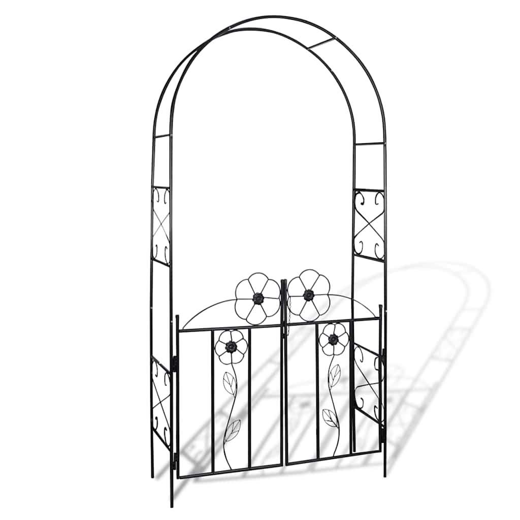 Garden Arch Door Climbing Plants Outdoor Patio Arbour Pergola Archway vidaXL