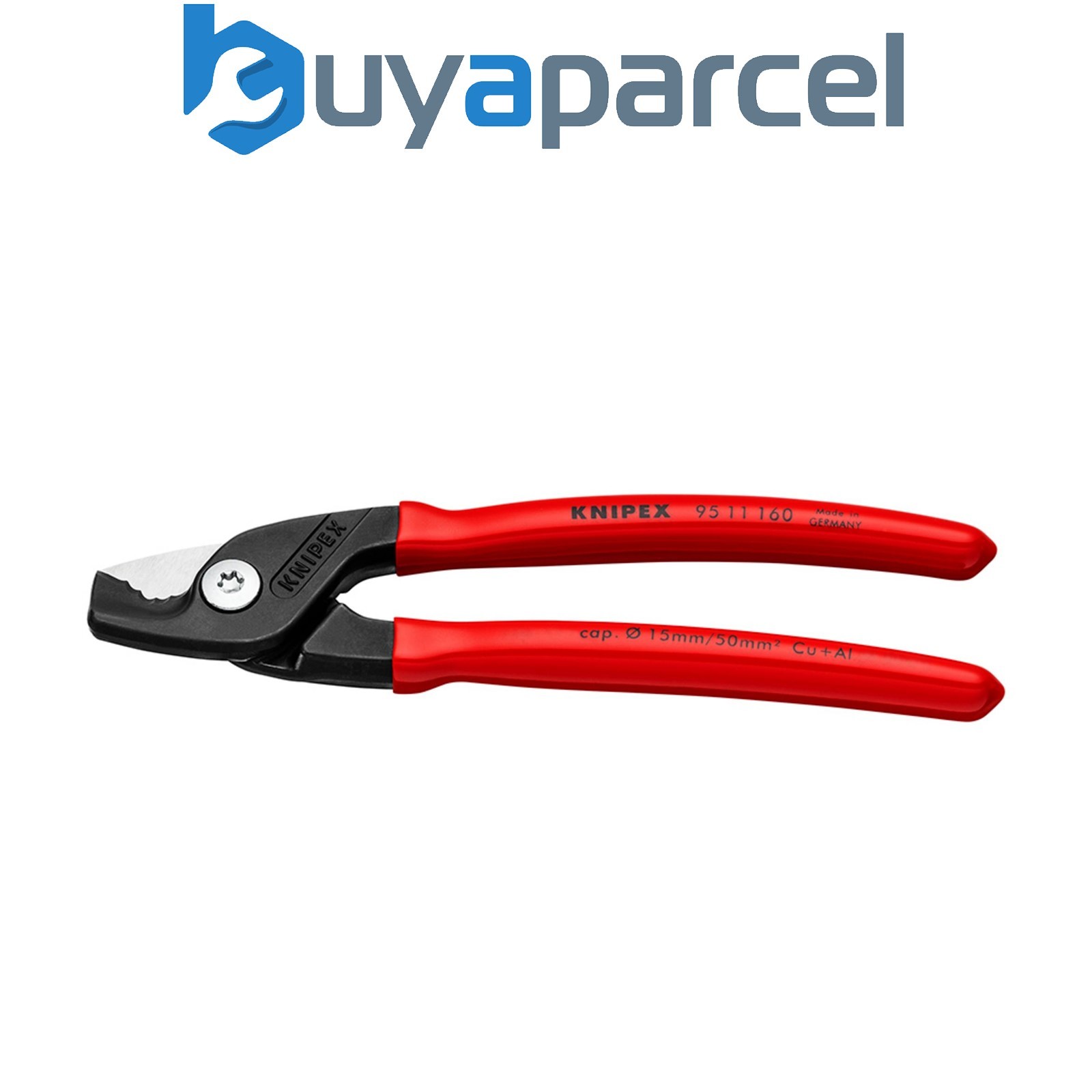 Draper 26107 KNIPEX 95 11 160 SB StepCut Cable Shears, 160mm