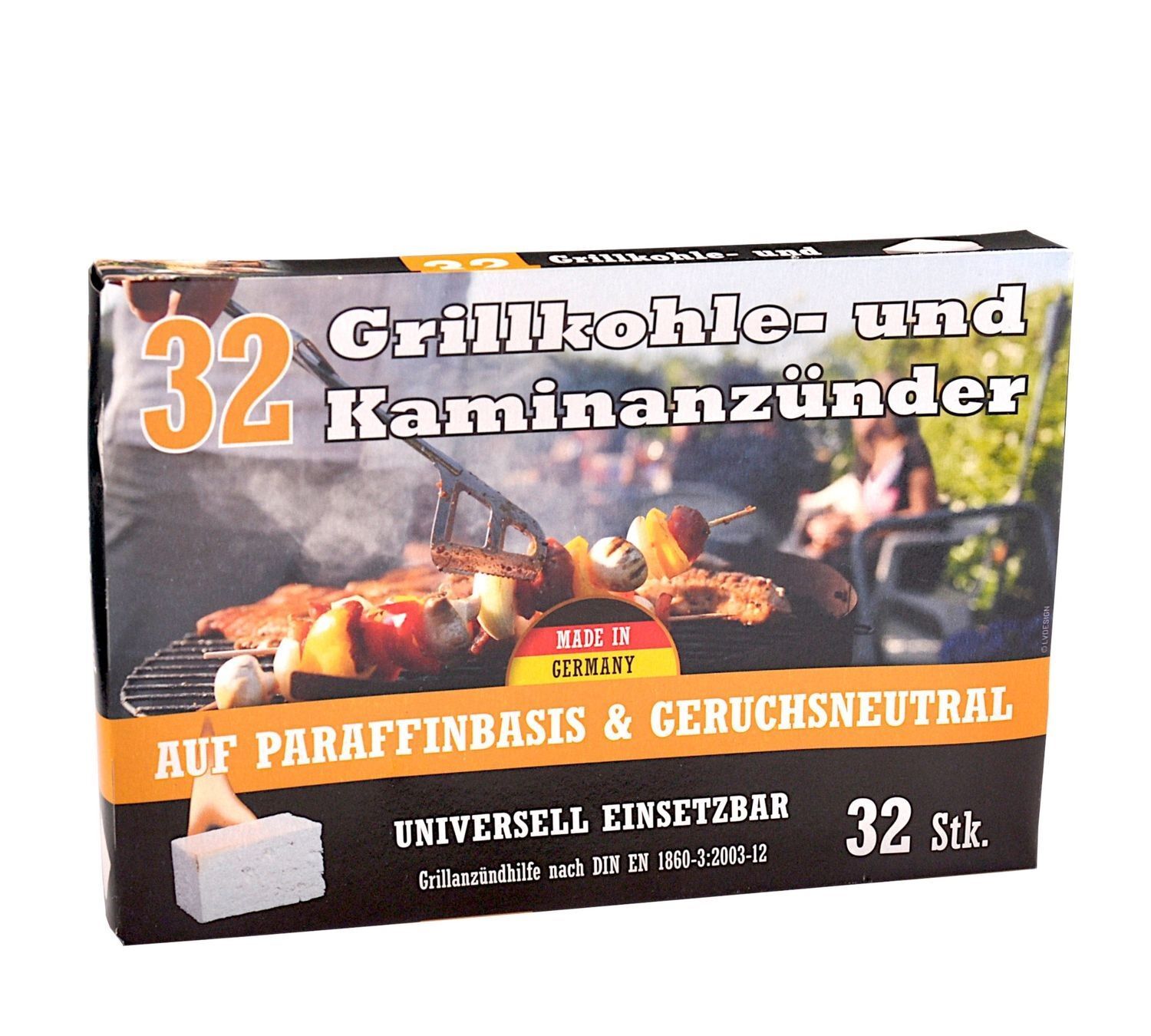 24X Charcoal Starters 32-Pack Fireplace Starters Grill Starters