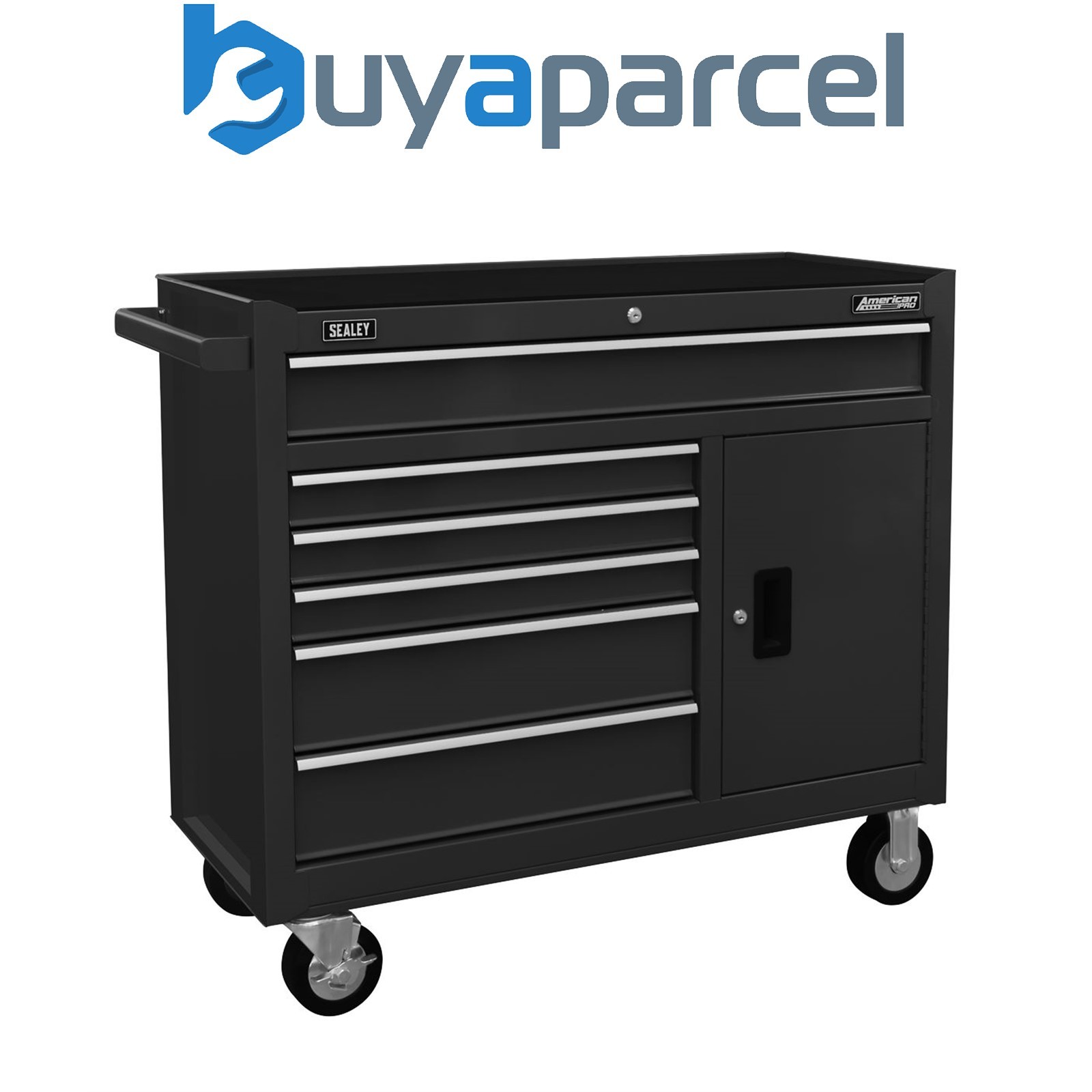 Sealey AP4106B American PRO&reg; Rollcab 6 Drawer - Black