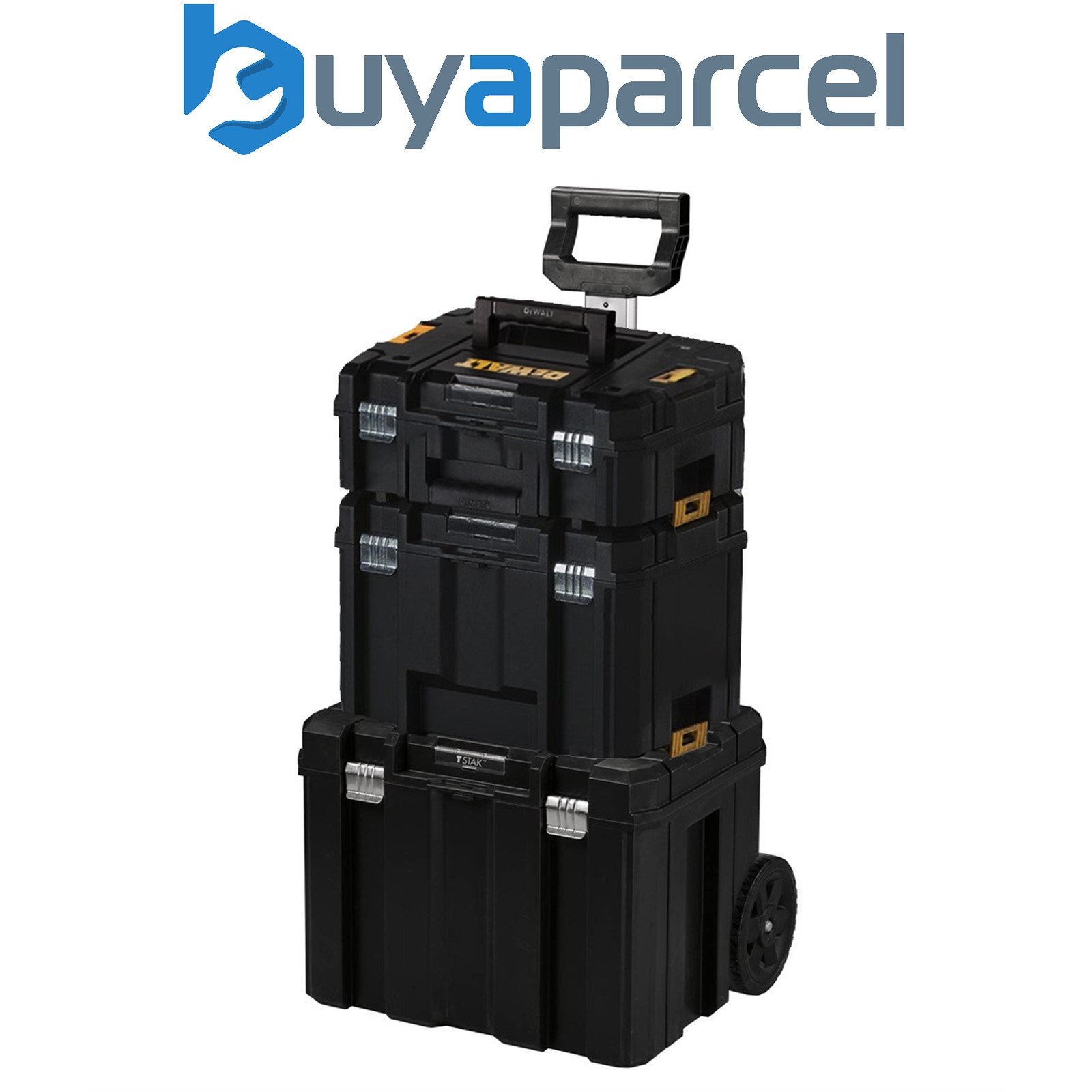 Dewalt DWST1-75799 TStak Tower Rolling Mobile Tool Storage Cases + 2 Tstak Boxes