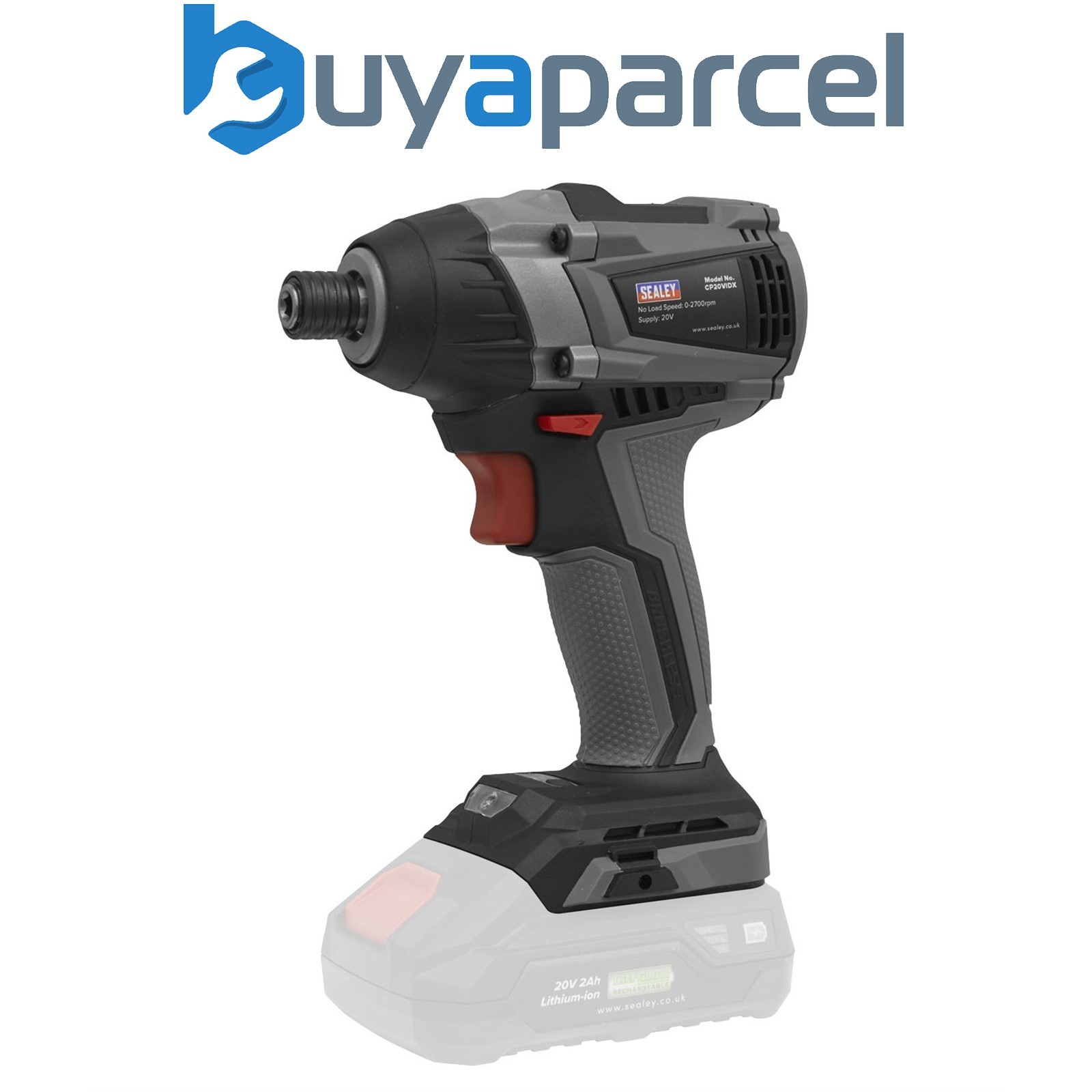 Sealey CP20VIDX Premier SV20 Series 1/4"Hex Brushless Cordless Impact Driver 20V