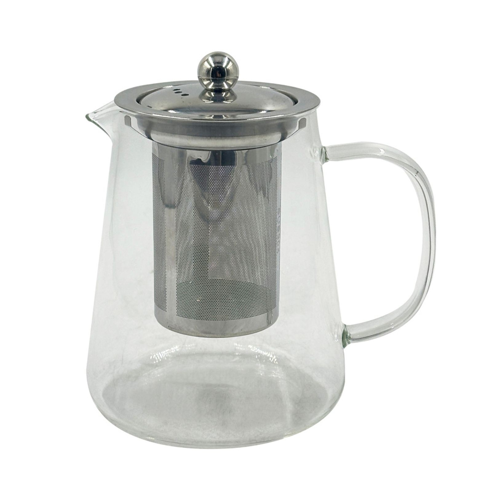 Glass Teapot Water Kettle 800 Ml With Strainer Heat Resistant – Set Of 6 Kettles
