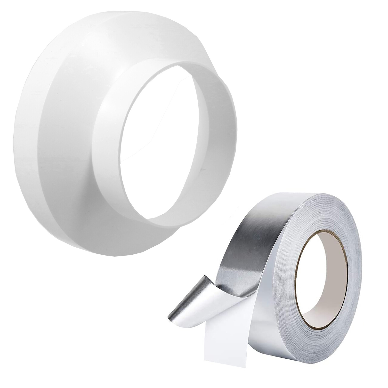 Air Conditioning Ducting Reducer Kit 6" to 4" 152mm 100mm Duct Connector + Tape