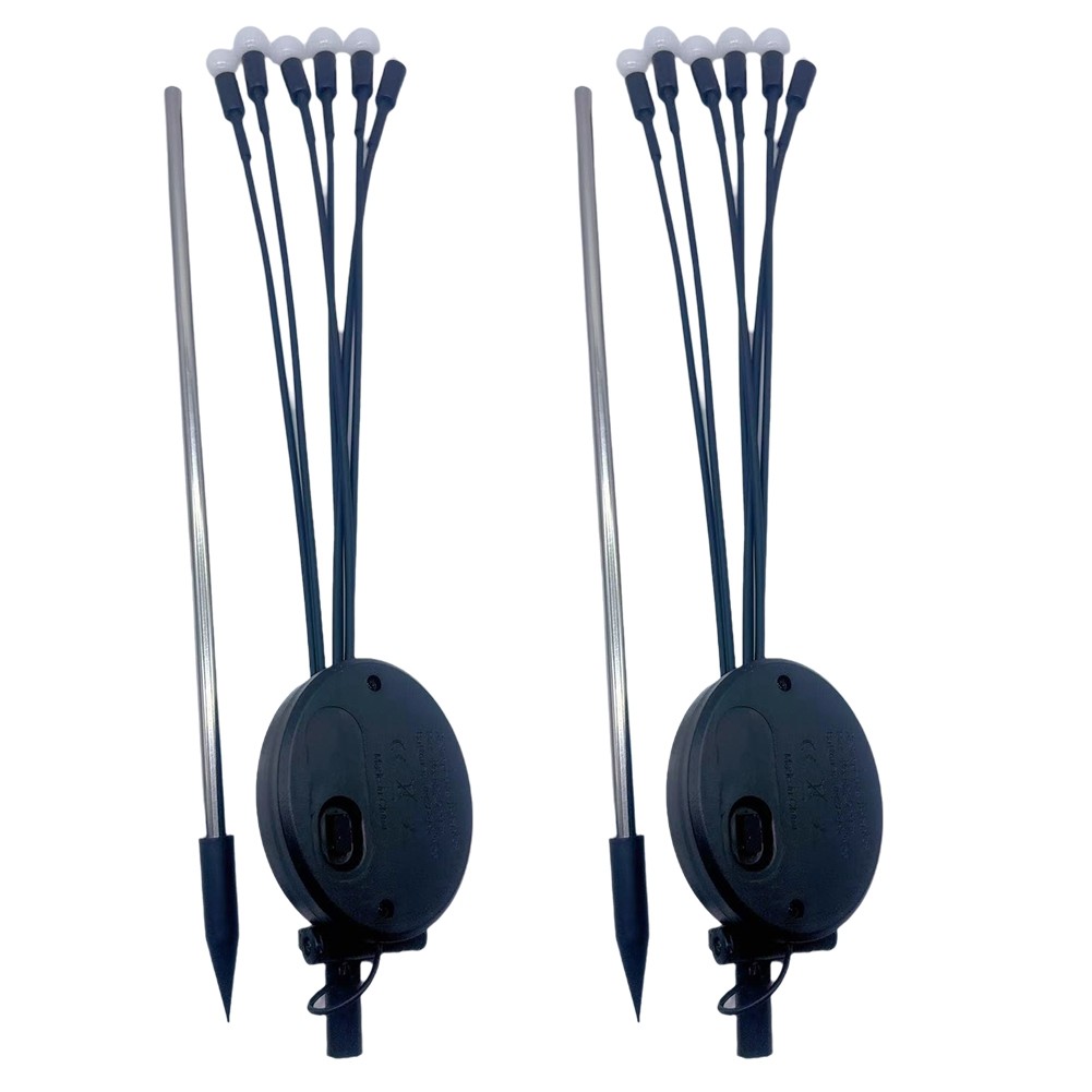 2X(2pcs Solar Firefly Lights, Garden Lights, Outdoor Lawn Lights, Garden8563