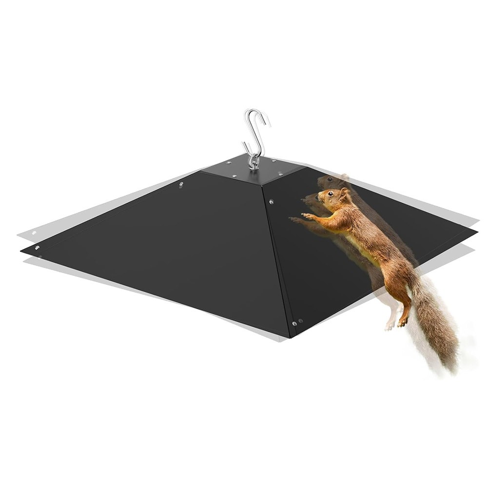 Metal Squirrel Baffle Hanging Squirrel Proof Baffle for Bird Feeder8318