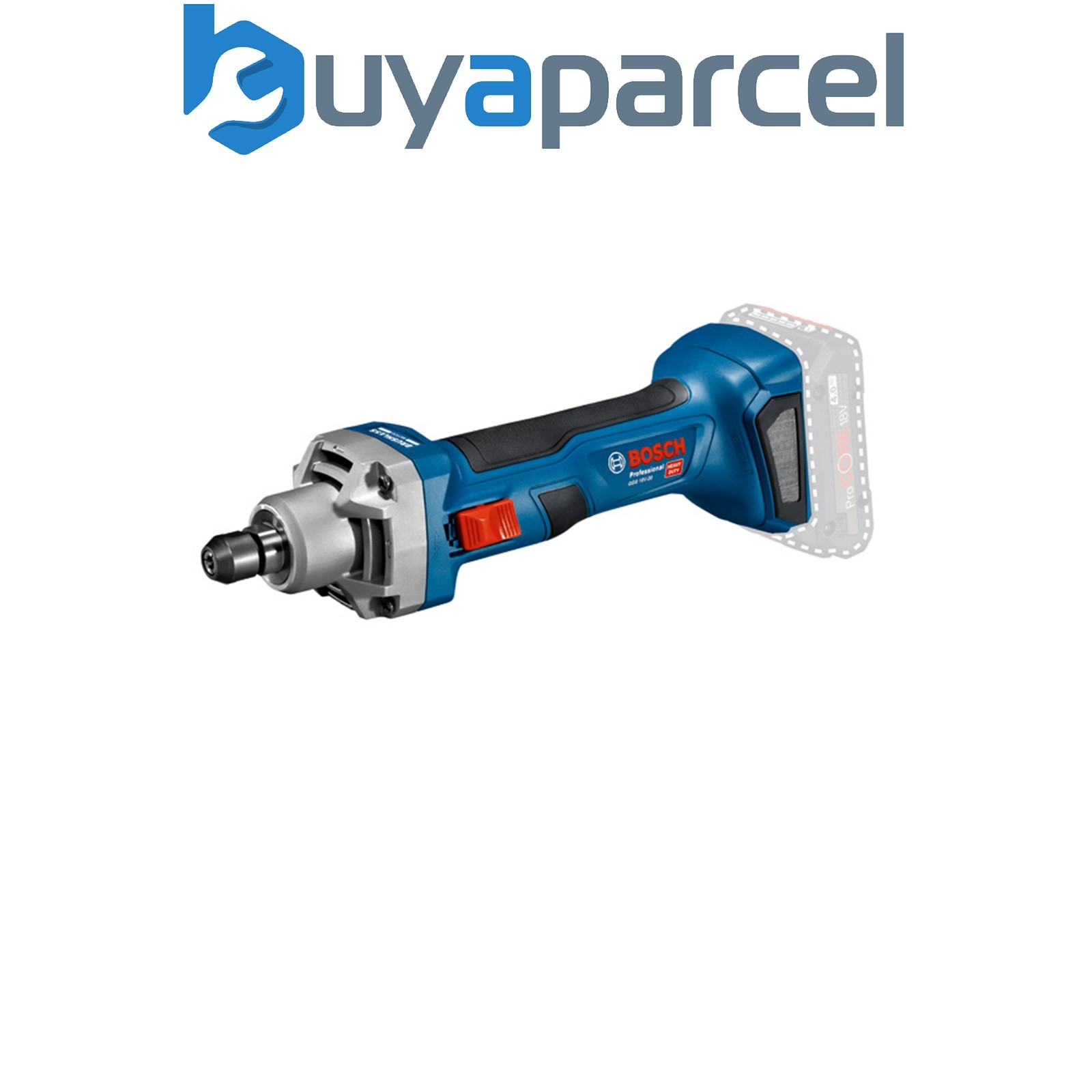 Bosch PRO 18v Cordless Straight Grinder GGS 18V-20 Carton box 06019B5401