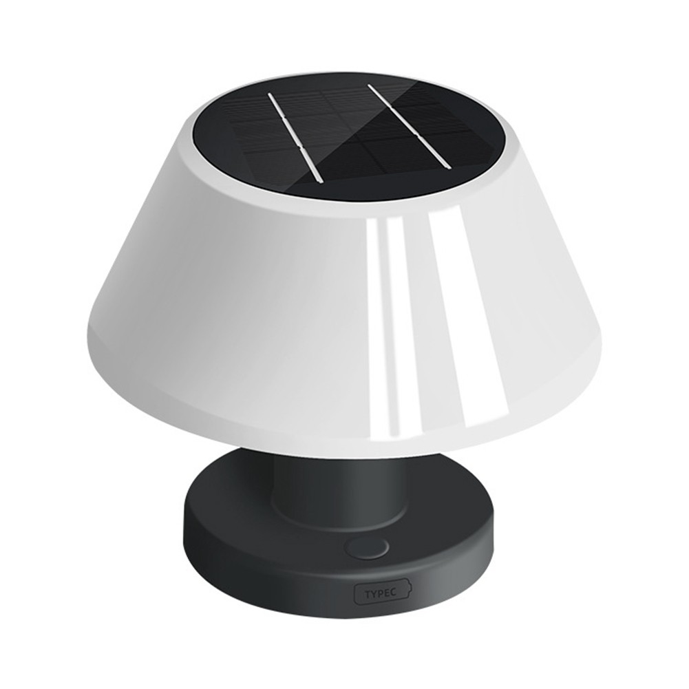 2X(Outdoor Solar Table Lamp Garden Indoor Desk Solar Read Lamp Dimmable9429